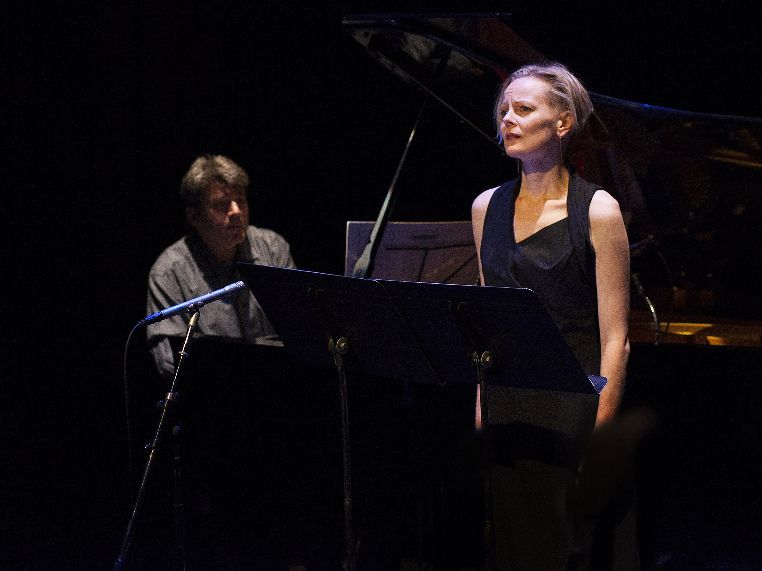  From left to right: Andrew Burashko, Carla Huhtanen Photo by John Lauener 