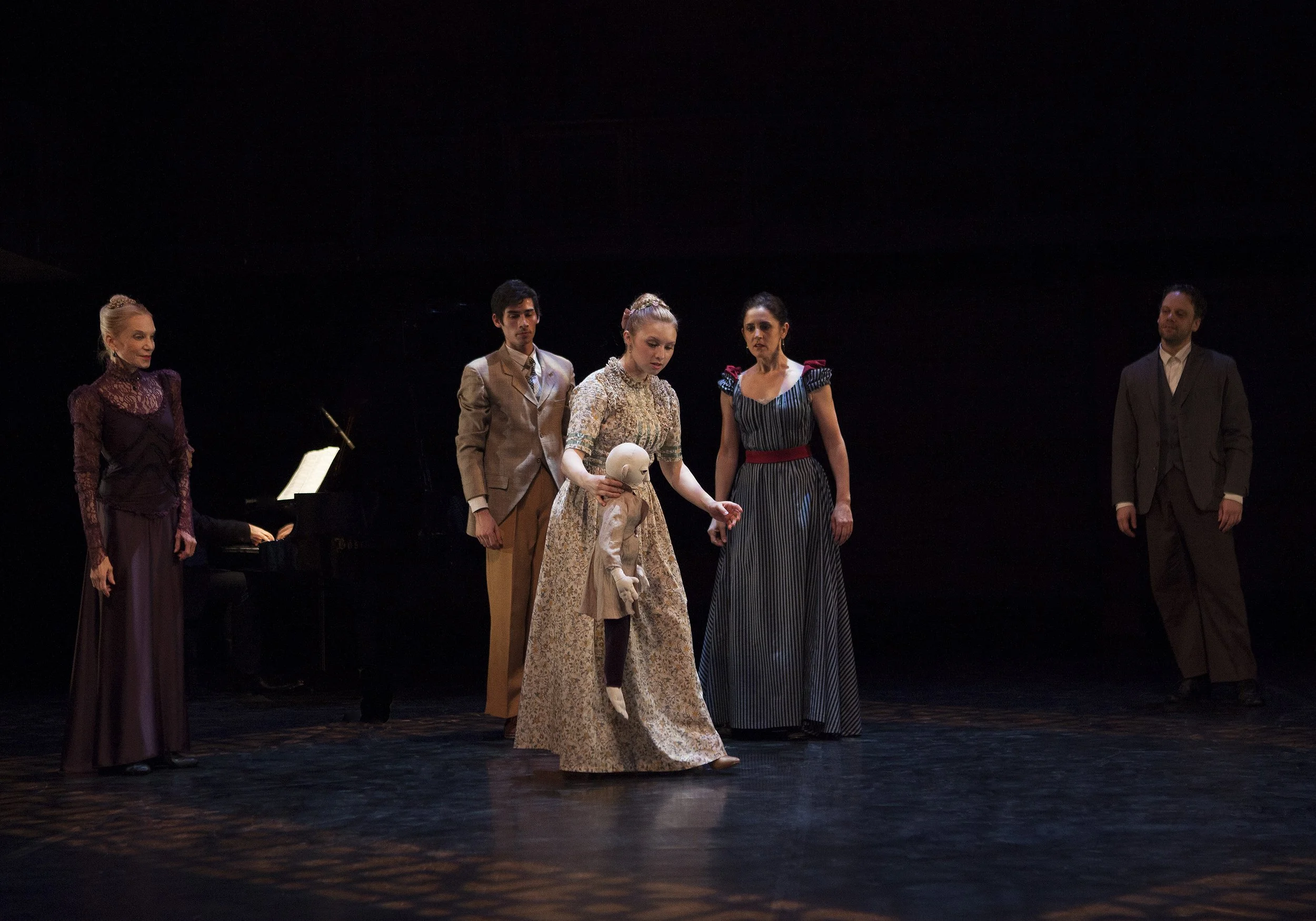  From left to right: Evelyn Hart, Andrew McCormack, Victoria Mehaffy, Laurence Lemieux, Louis Laberge-Cote Photo by John Lauener 