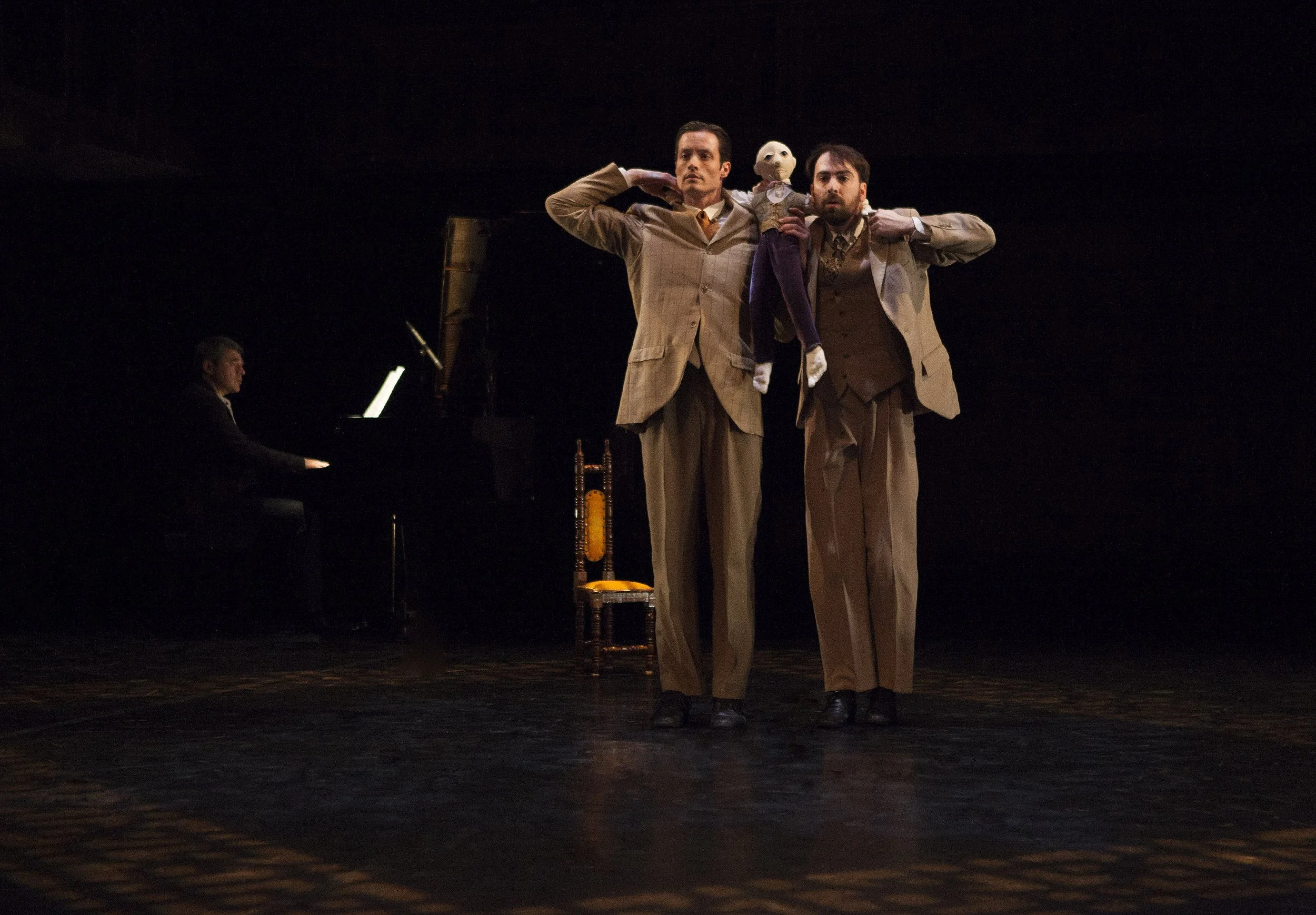  From left to right: Andrew Burashko, Tyler Gledhill, Luke Garwood Photo by John Lauener 