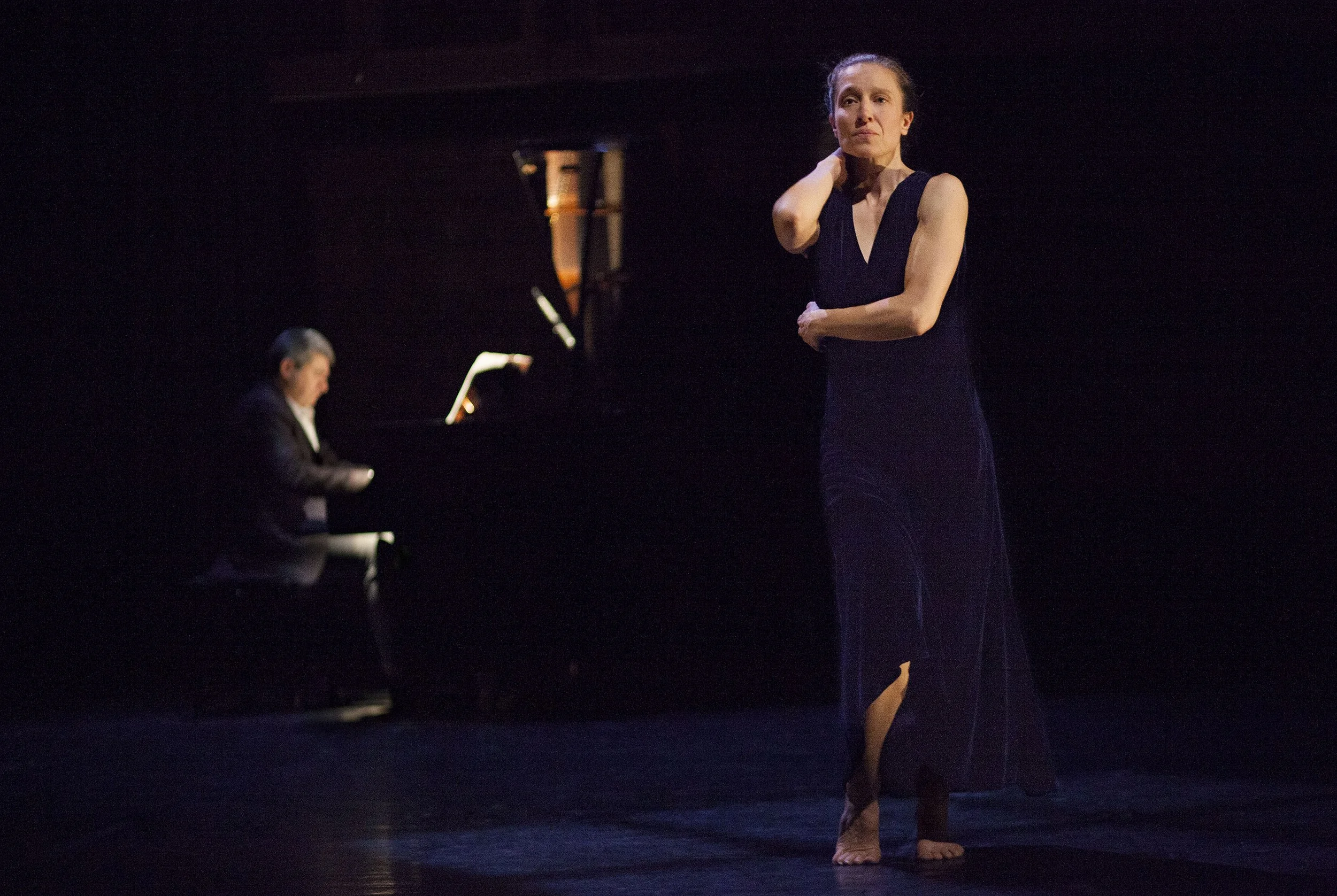  From left to right: Andrew Burashko, Jessica Runge Photo by John Lauener 