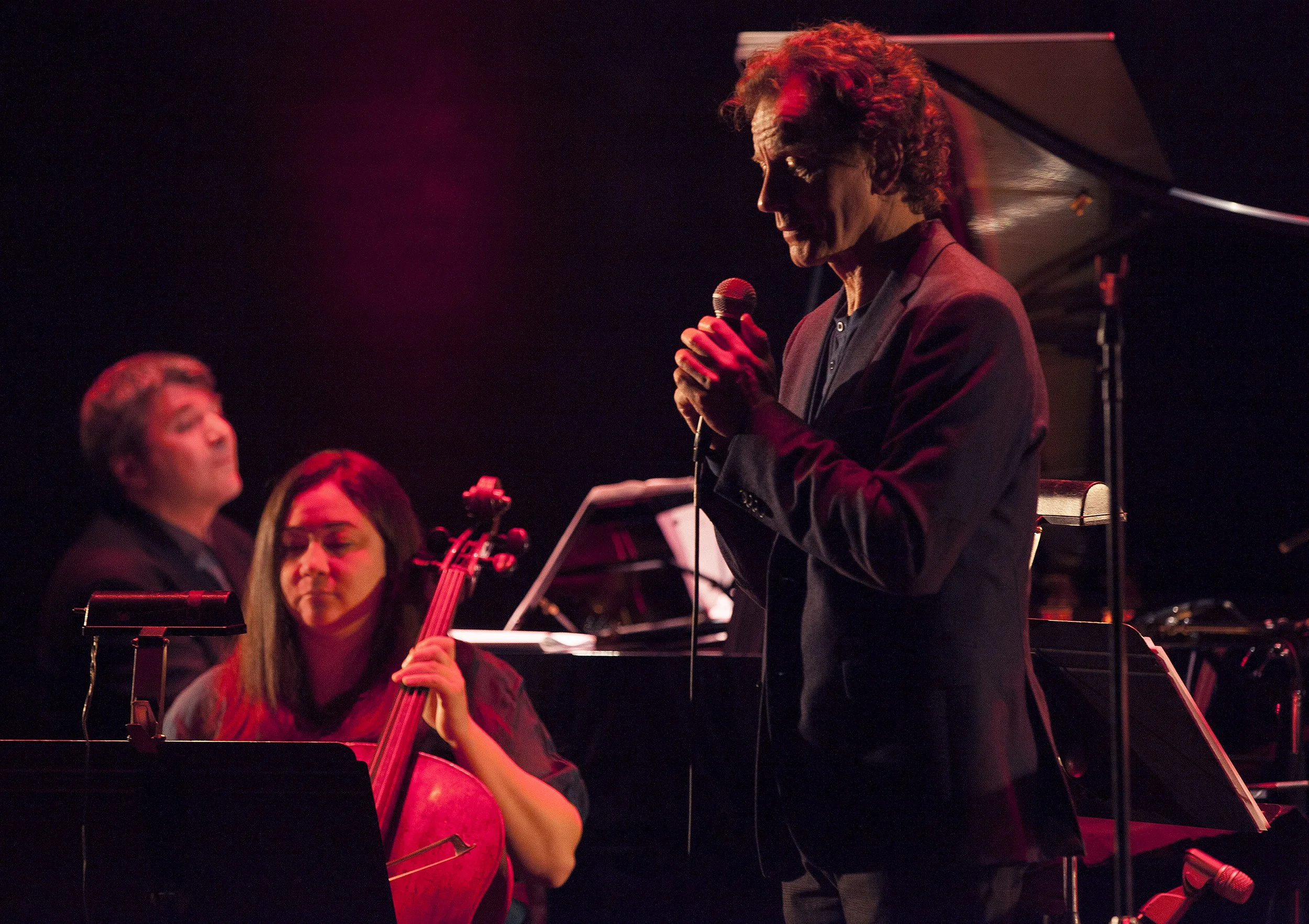  From left to right: Andrew Burashko, Rachel Mercer, Brent Carver Photo by John Lauener 