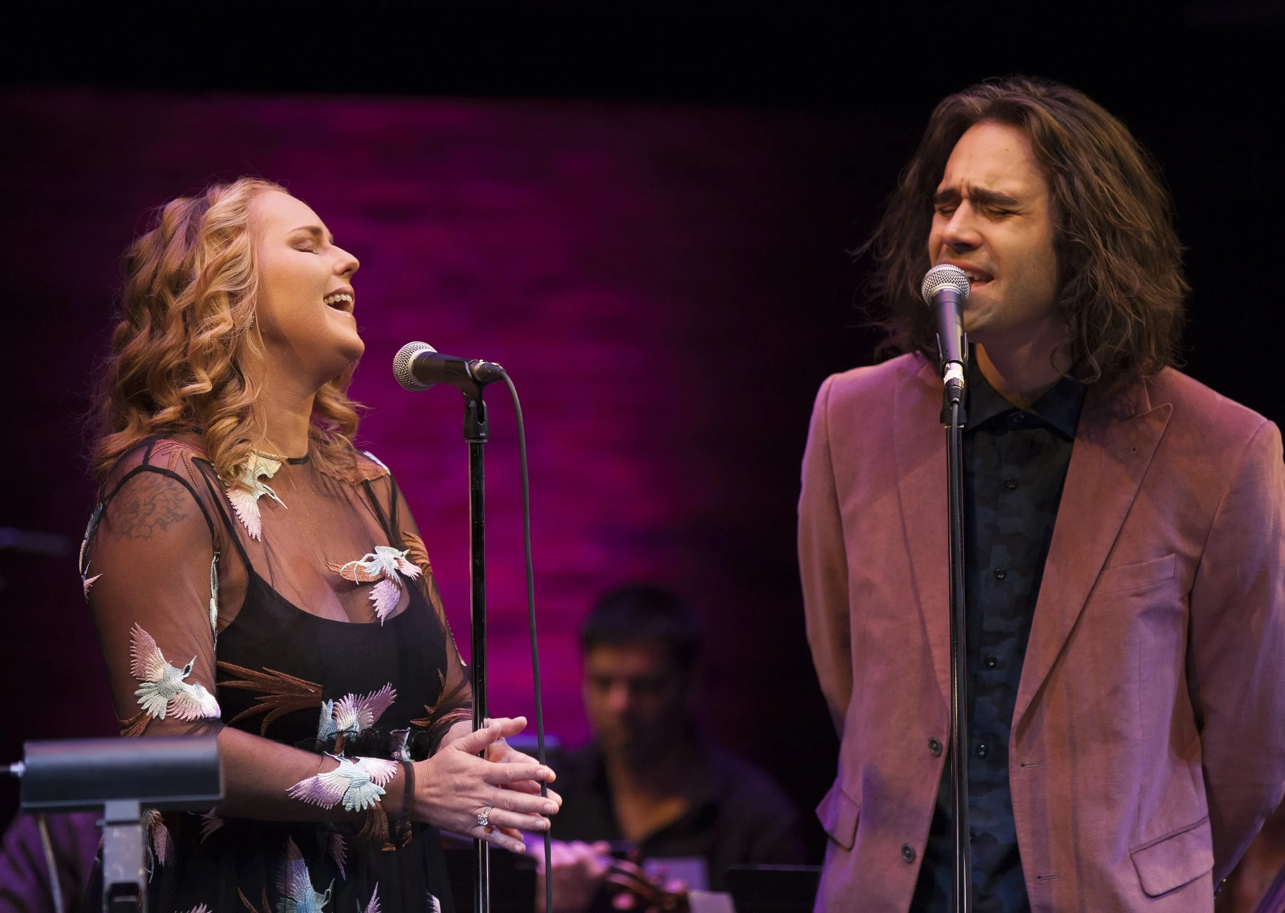  From left to right: Jessica Mitchell, Liam Russell Photo by John Lauener 