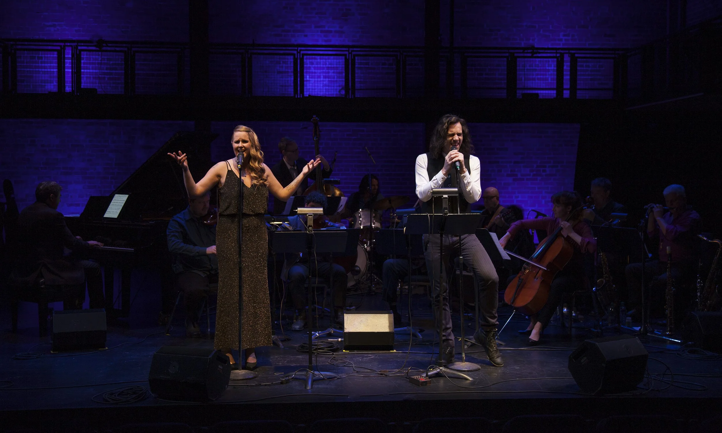  From left to right: Jessica Mitchell, Liam Russell Photo by John Lauener 