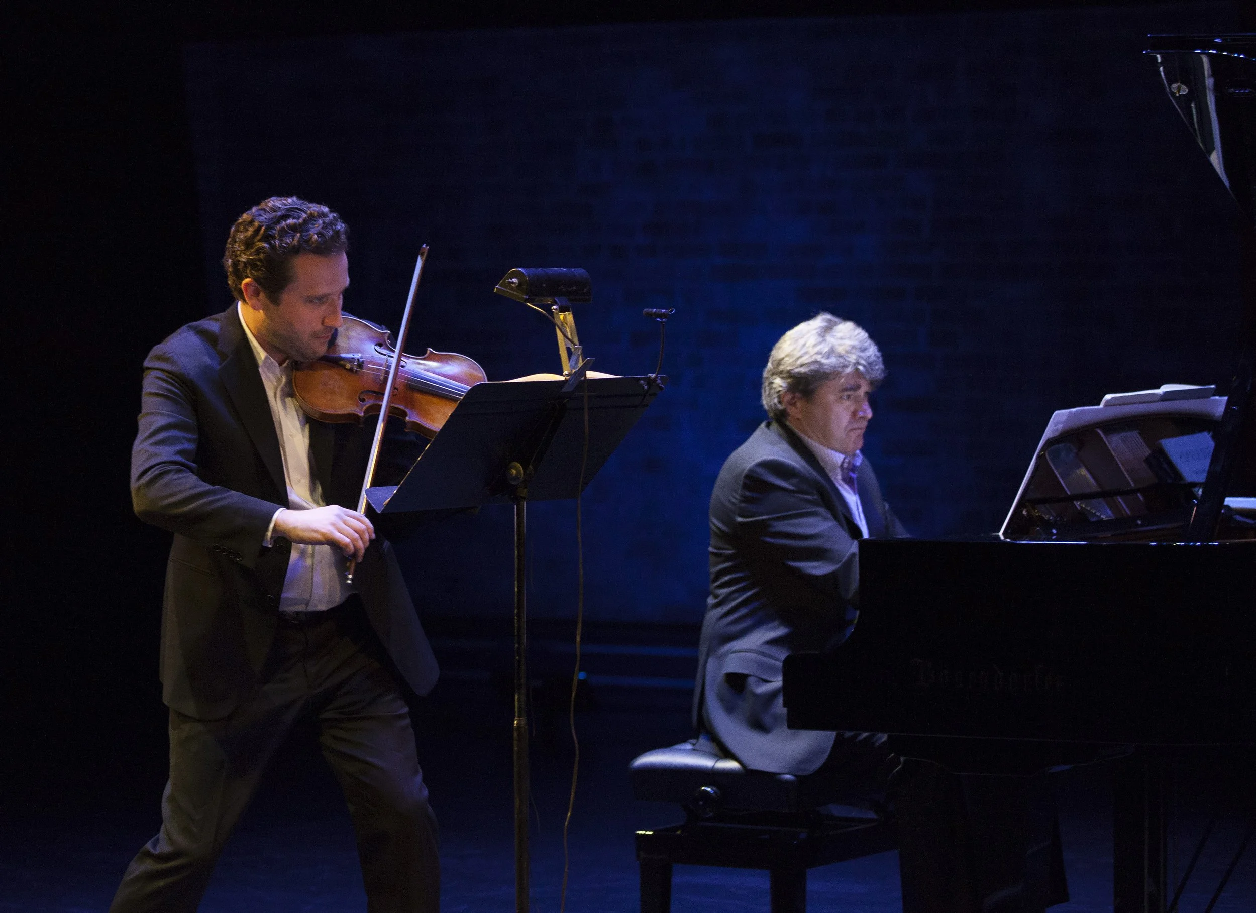  From left to right: Benjamin Bowman, Andrew Burashko Photo by John Lauener 
