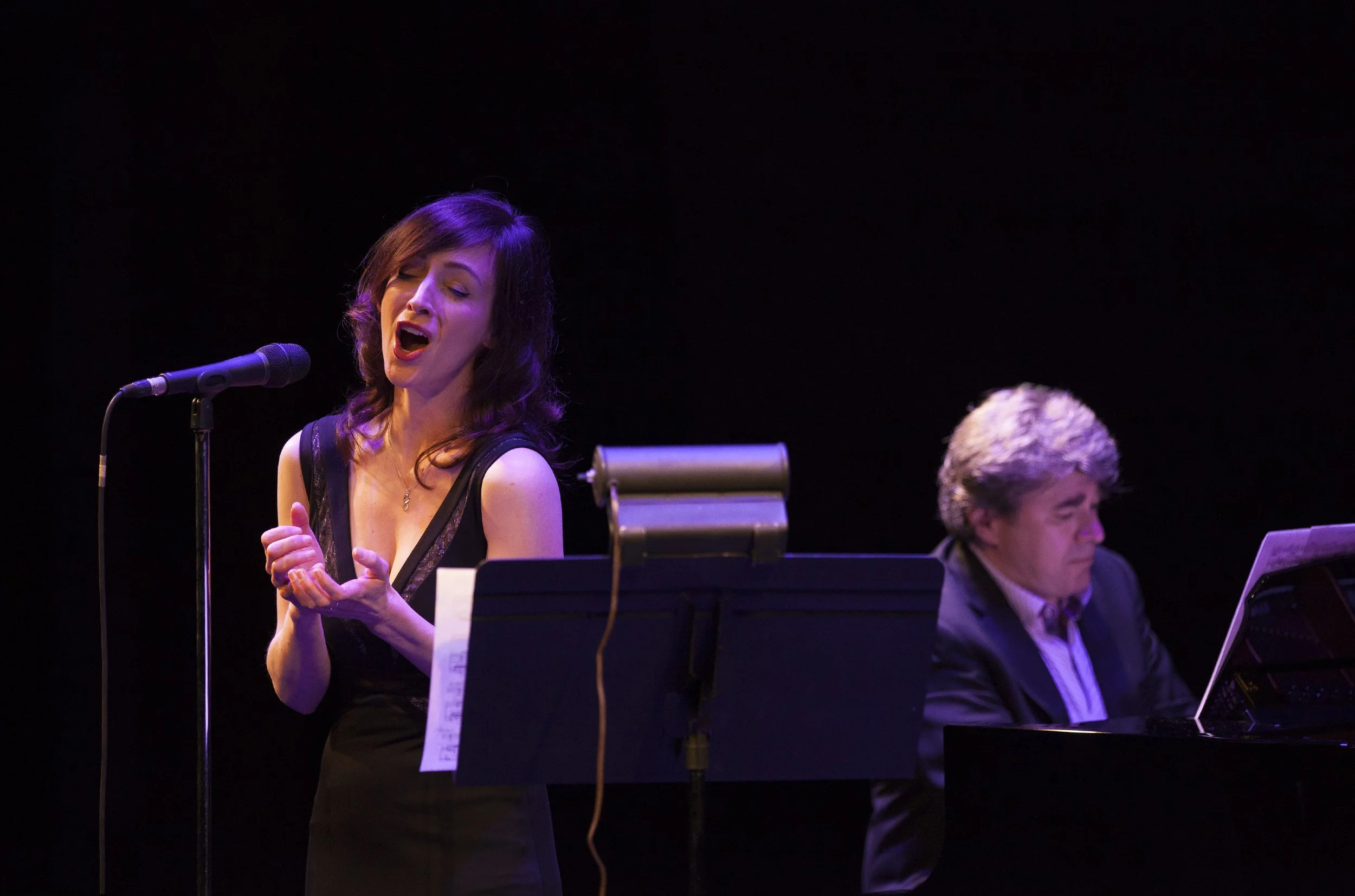  From left to right: Sarah Slean, Andrew Burashko Photo by John Lauener 