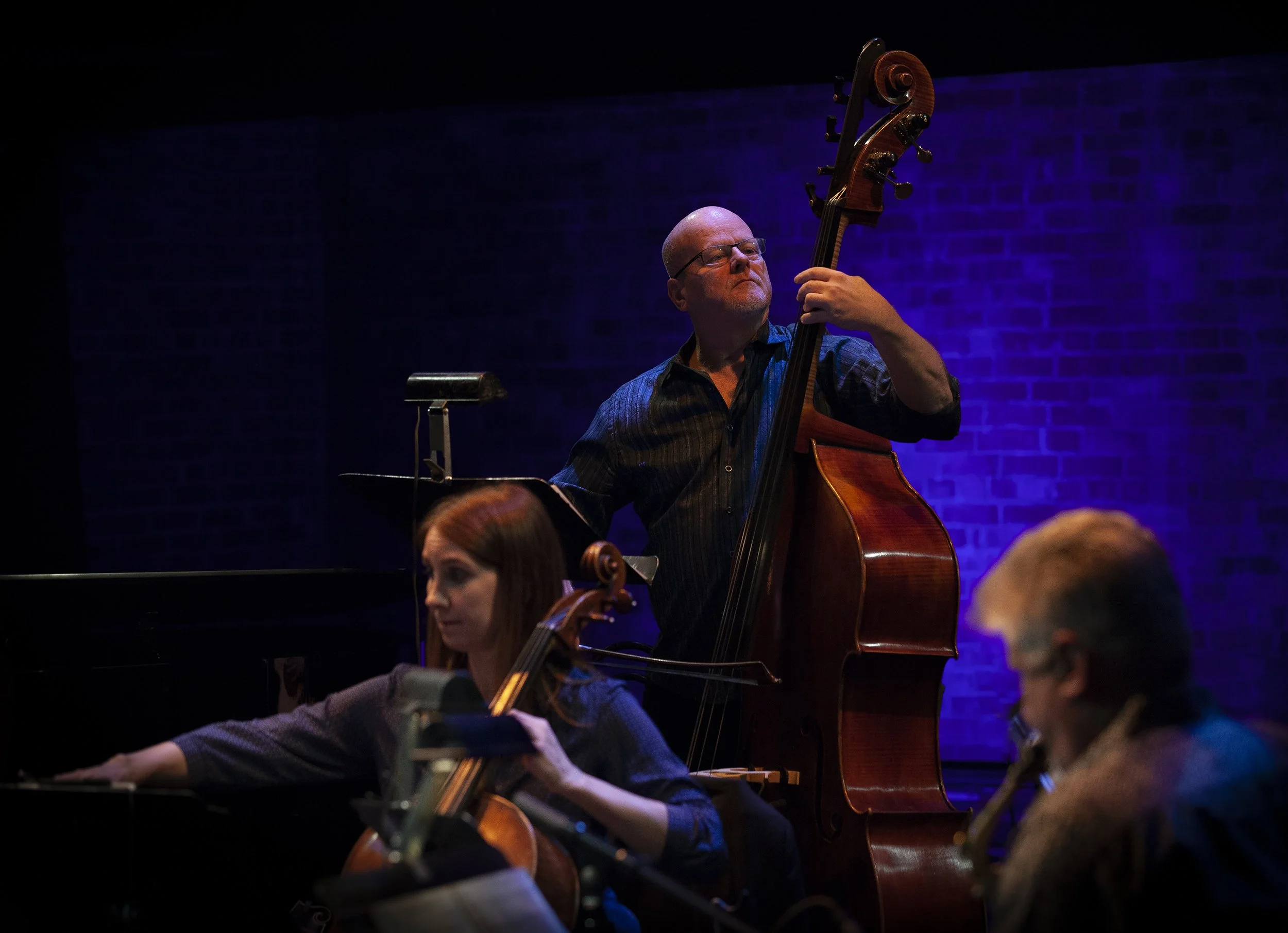  From left to right: Rachel Pomedli, George Koller, John Johnson Photo by John Lauener 