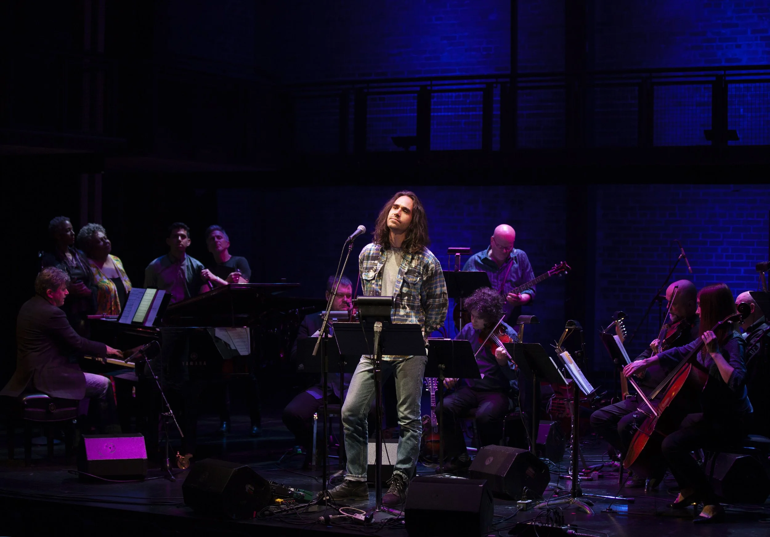  From left to right: Andrew Burashko, Shakura S’Aida, Jackie Richardson, Jeremie Albino, Colin James, Stephen Sitarski, Liam Russell, Drew Jurecka, George Koller, Douglas Perry, Rachel Pomedli Photo by John Lauener  