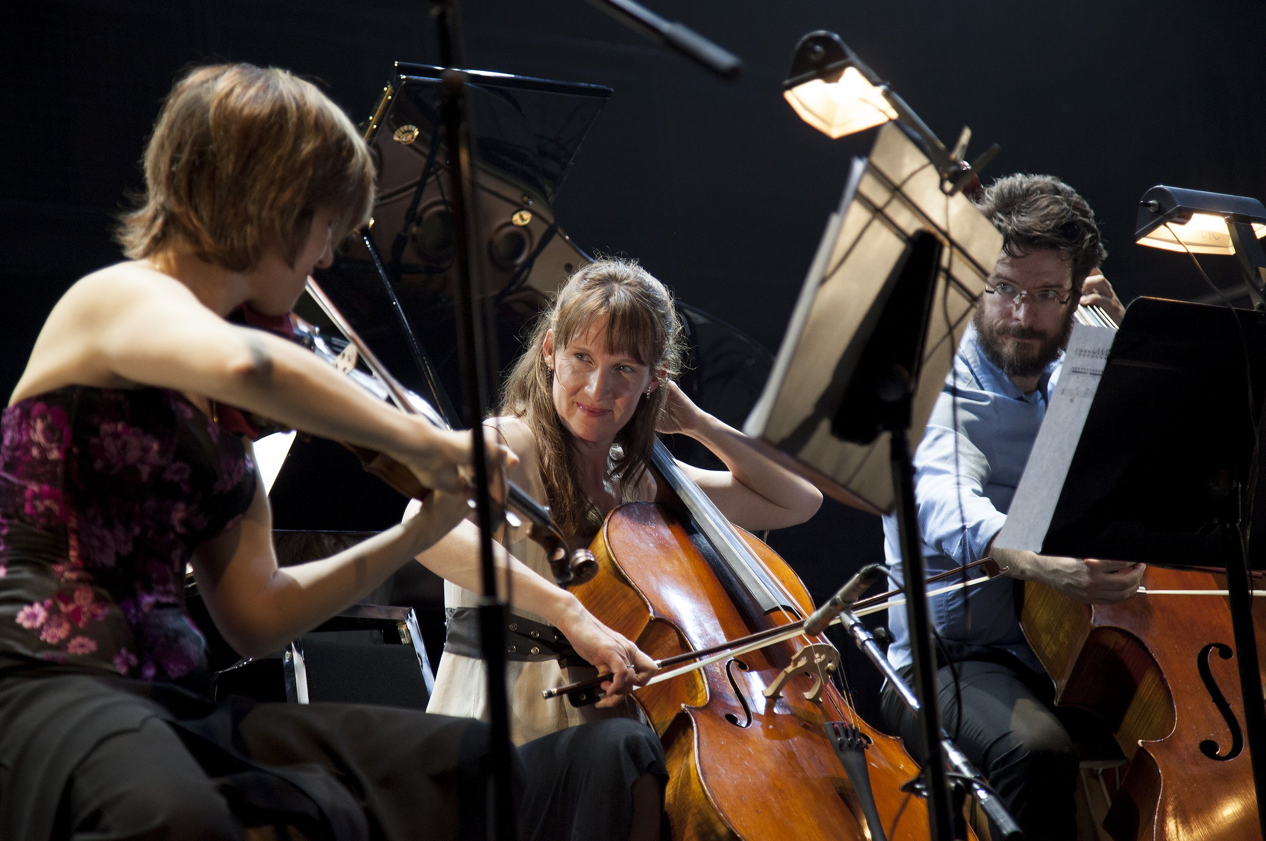  From left to right: Erika Raum, Amy Laing, Joe Phillips Photo by John Lauener 