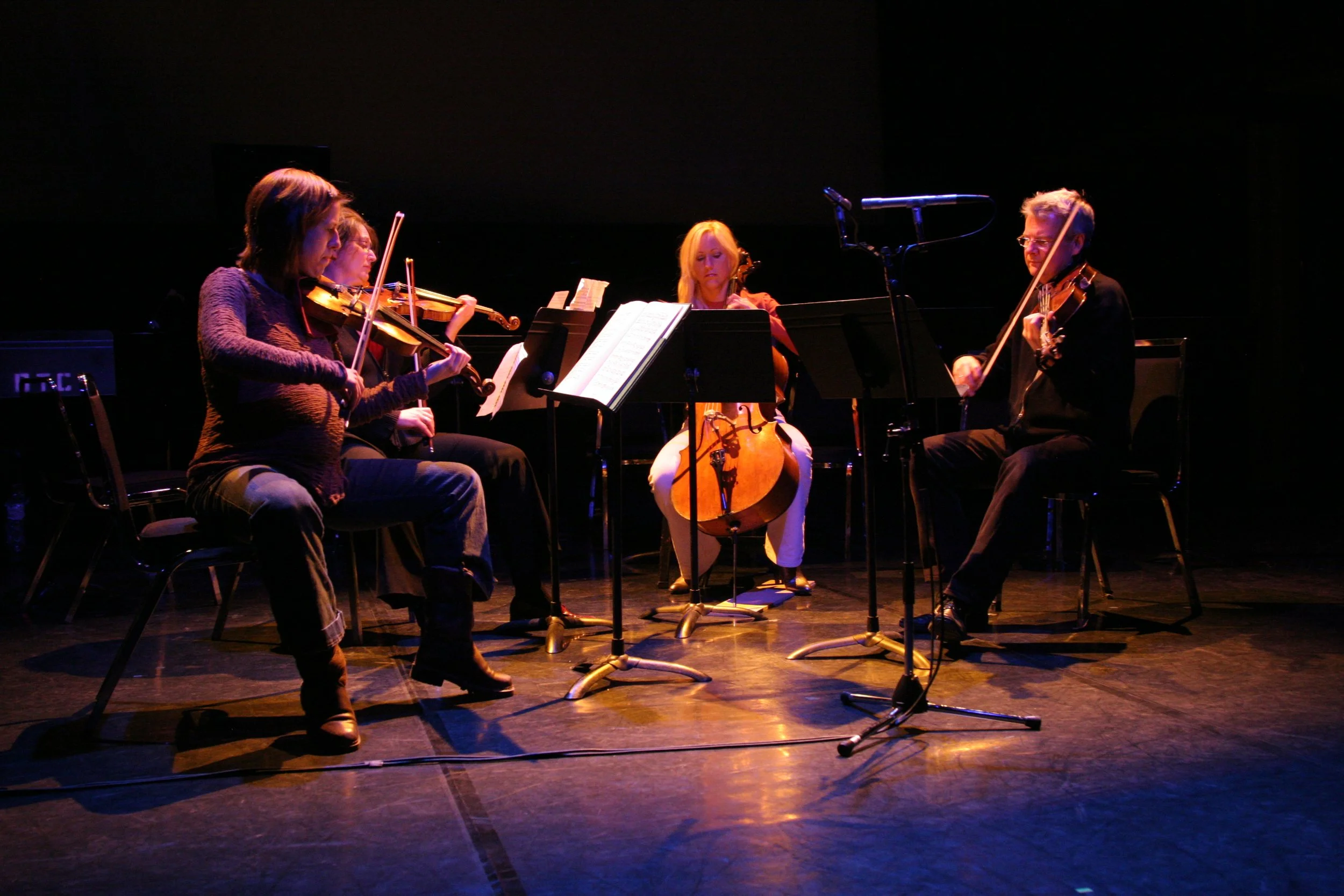  From left to right: Erika Raum, Annette-Barbara Vogel, Amanda Forsyth, Steven Dann 
