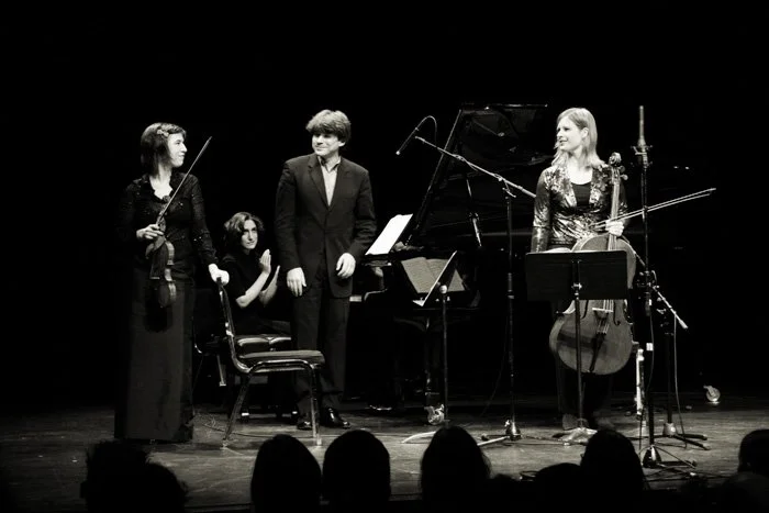  From left to right: Erika Raum, Andrew Burashko, Winona Zelenka  Photo by Laura Wills 