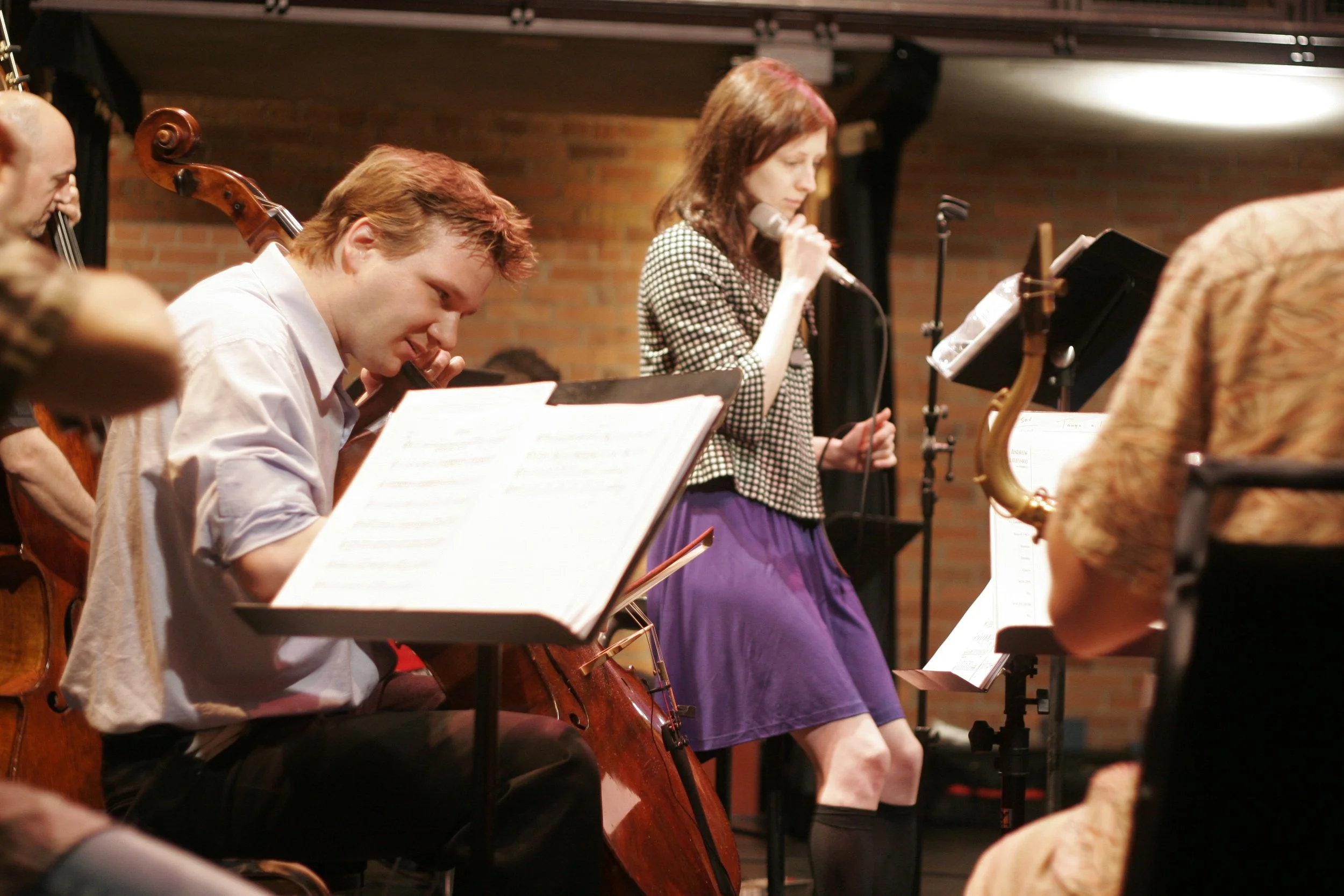  From left to right: Rafael Hoekman, Sarah Slean 