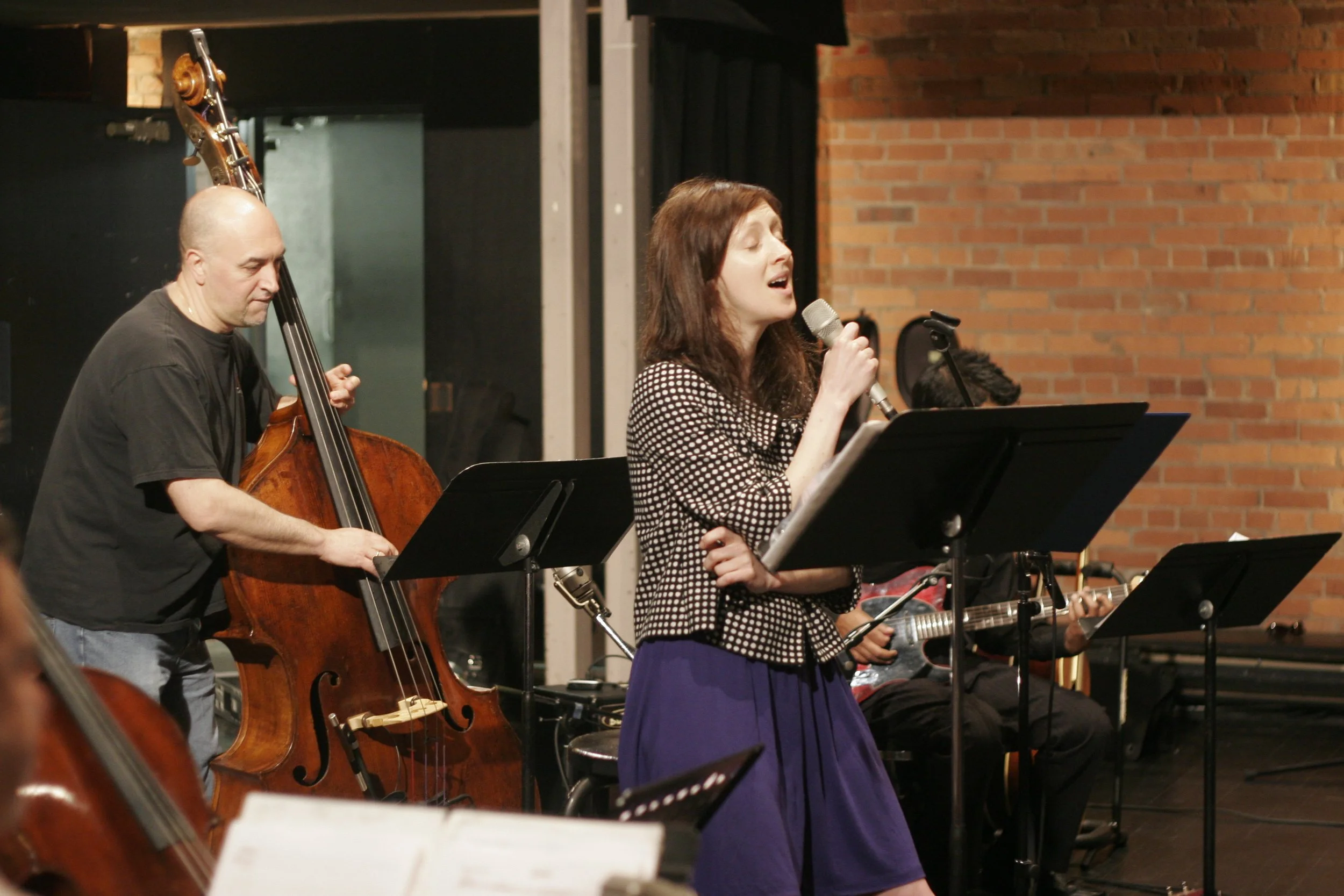  From left to right: Roberto Occhipinti, Sarah Slean 