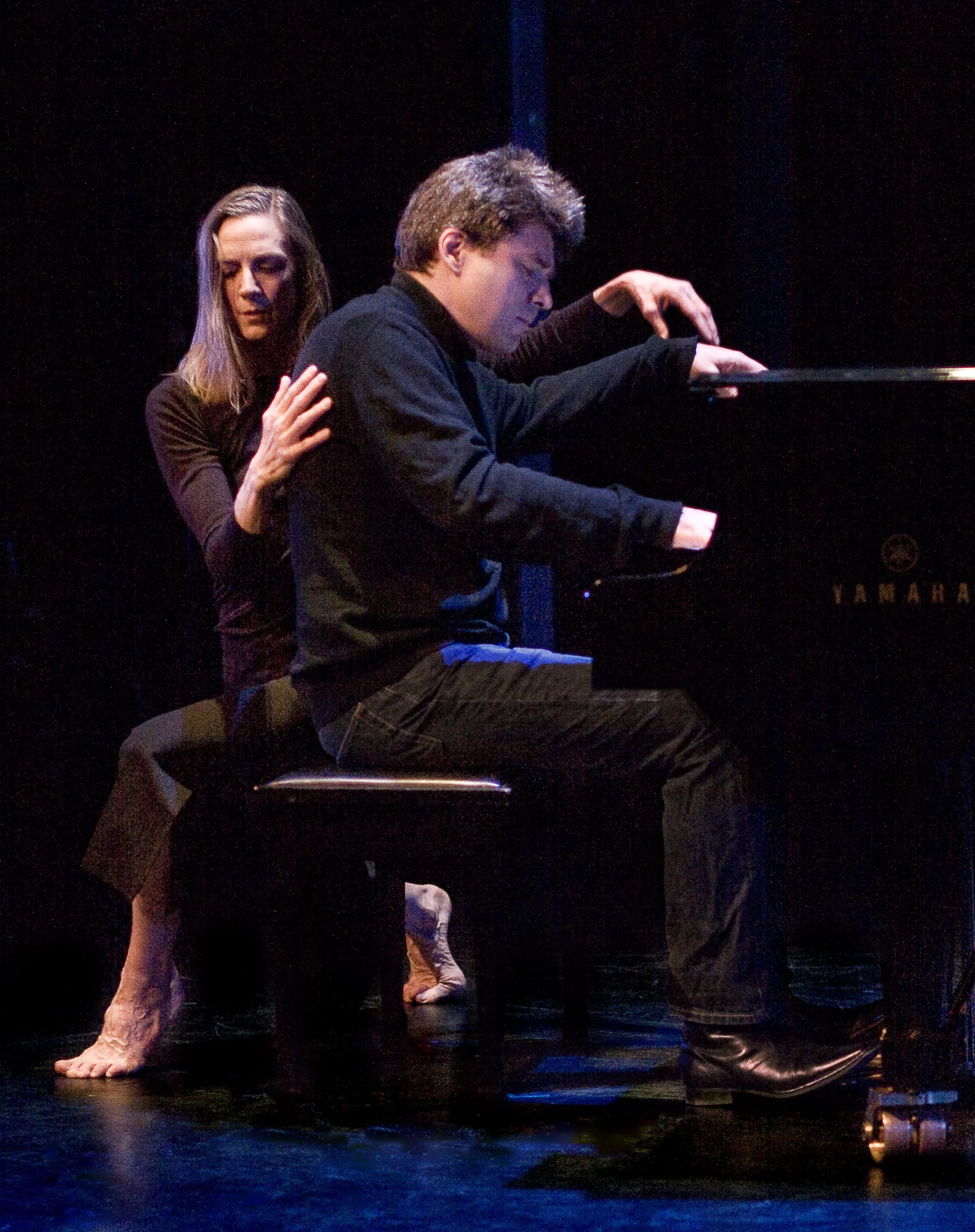  From left to right: Peggy Baker, Andrew Burashko Photo by John Lauener 
