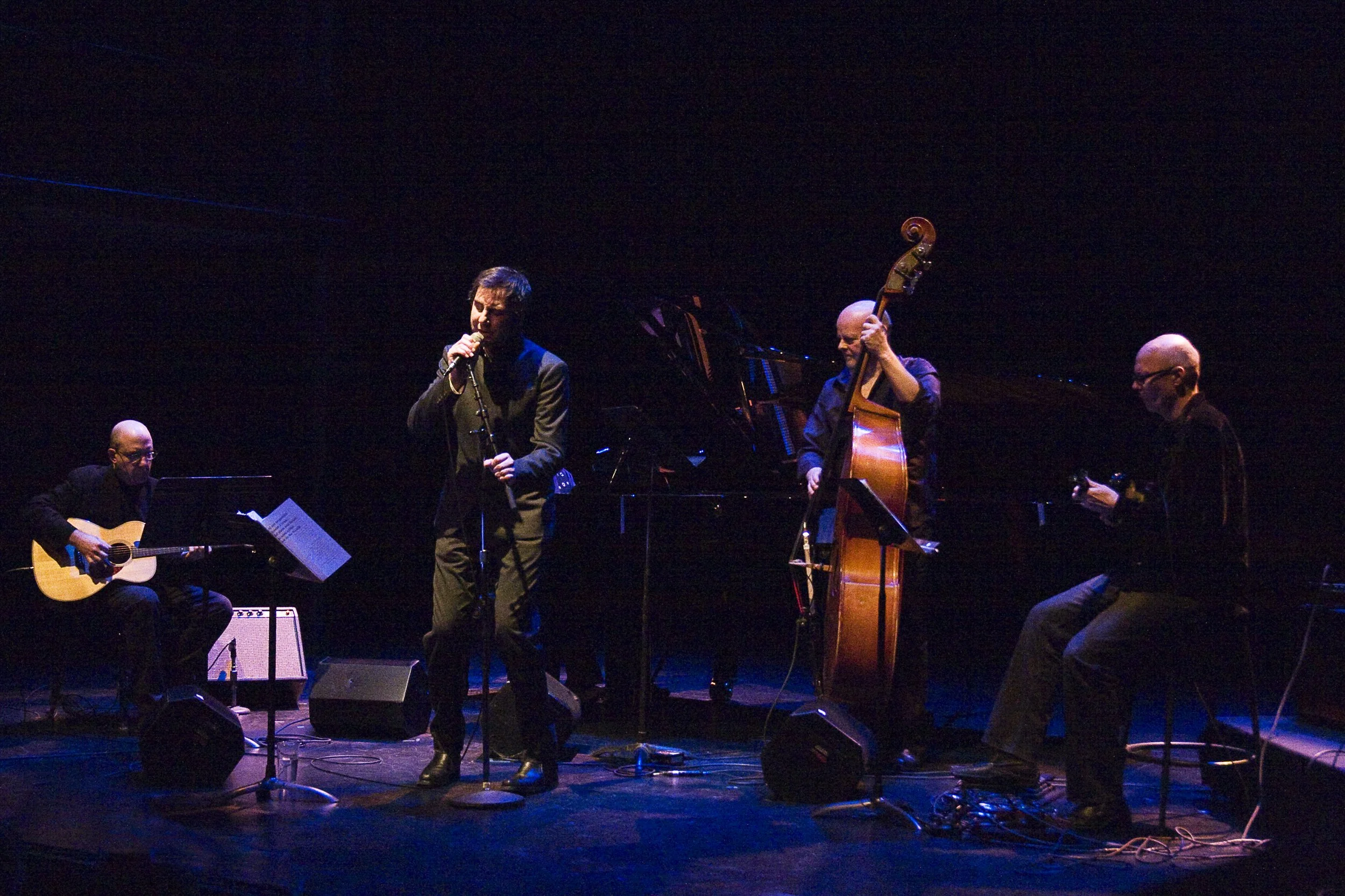  From left to right: Rob Piltch, Martin Tielli, George Koller, Hugh Marsh Photo by John Lauener 