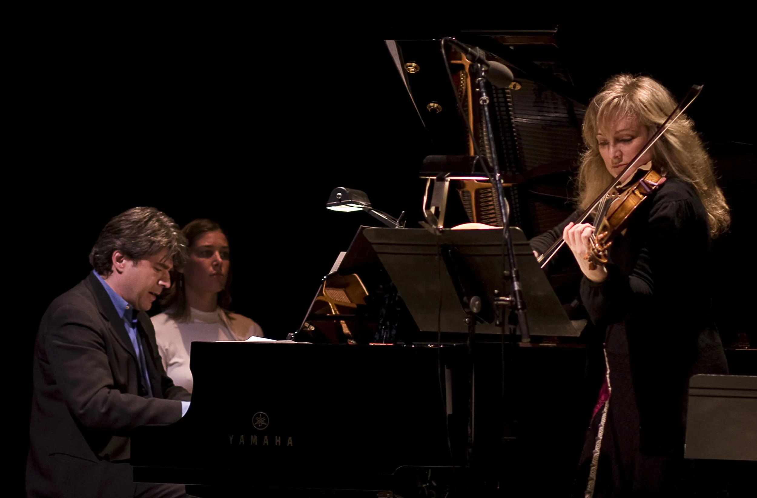  From left to right: Andrew Burashko, Marie Bérard Photo by John Lauener 