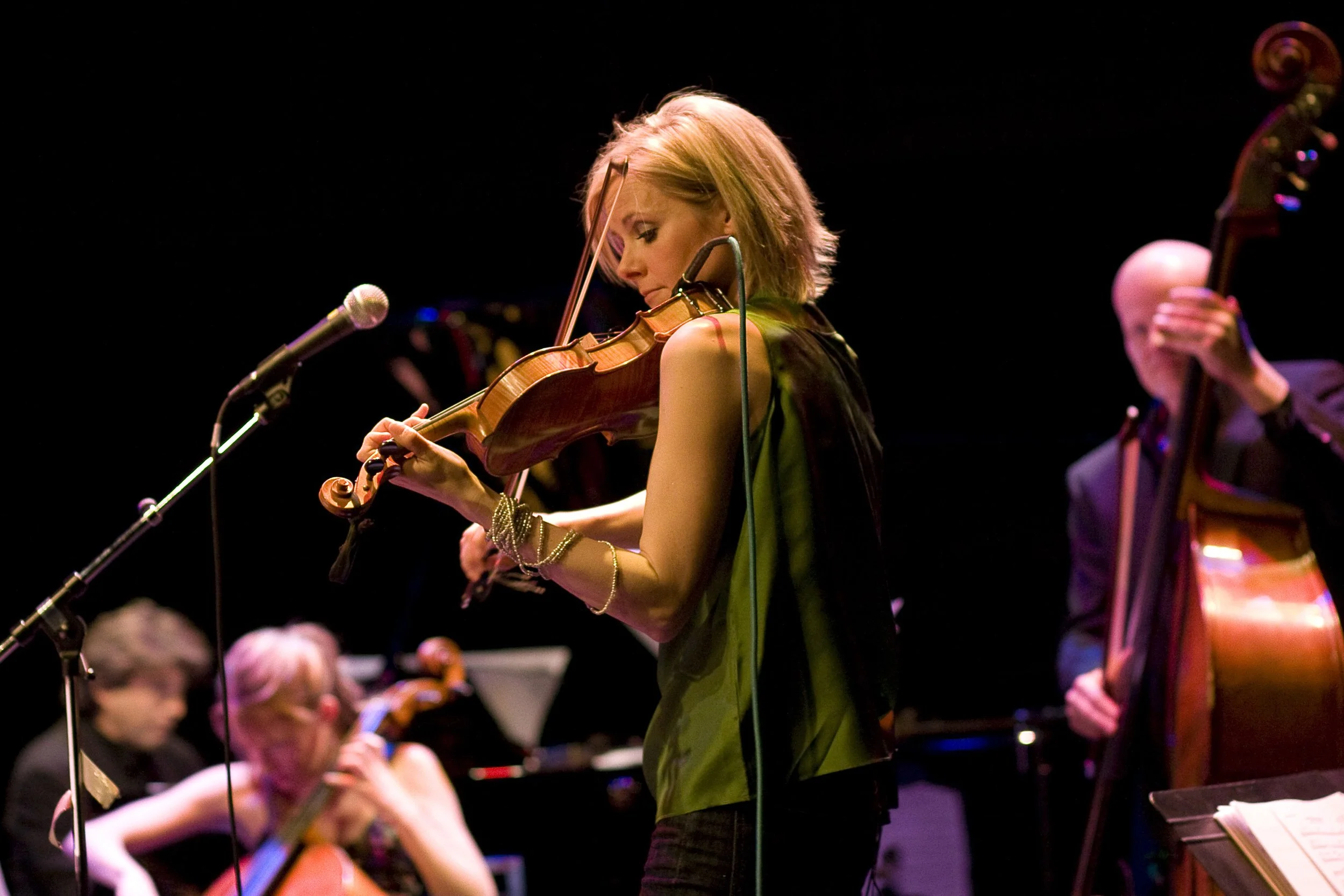  From left to right: Andrew Burashko, Amy Laing, Melanie Doane Photo by John Lauener 