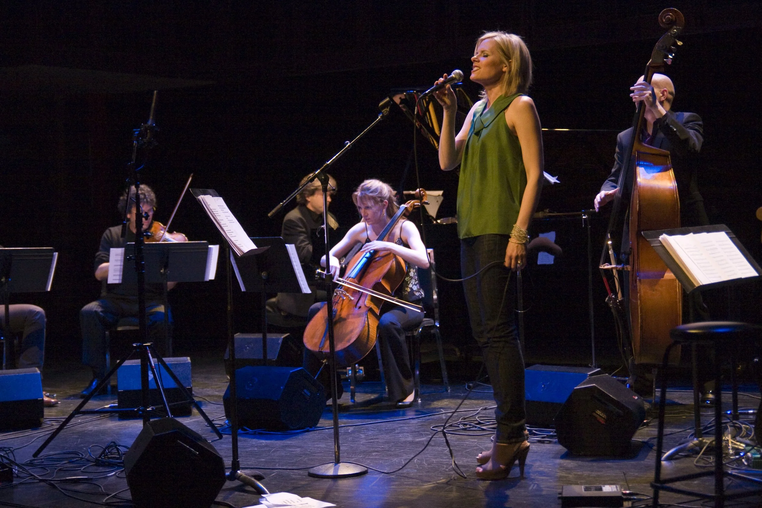  From left to right: Marc-Andre Savoie,&nbsp;Andrew Burashko, Amy Laing, Melanie Doane, George Koller Photo by John Lauener 