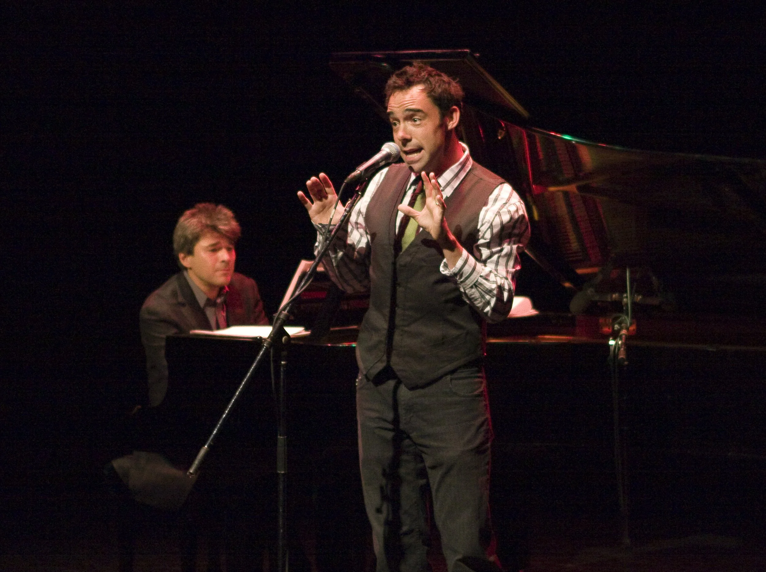  From left to right: Andrew Burashko, Mike Ross Photo by John Lauener 