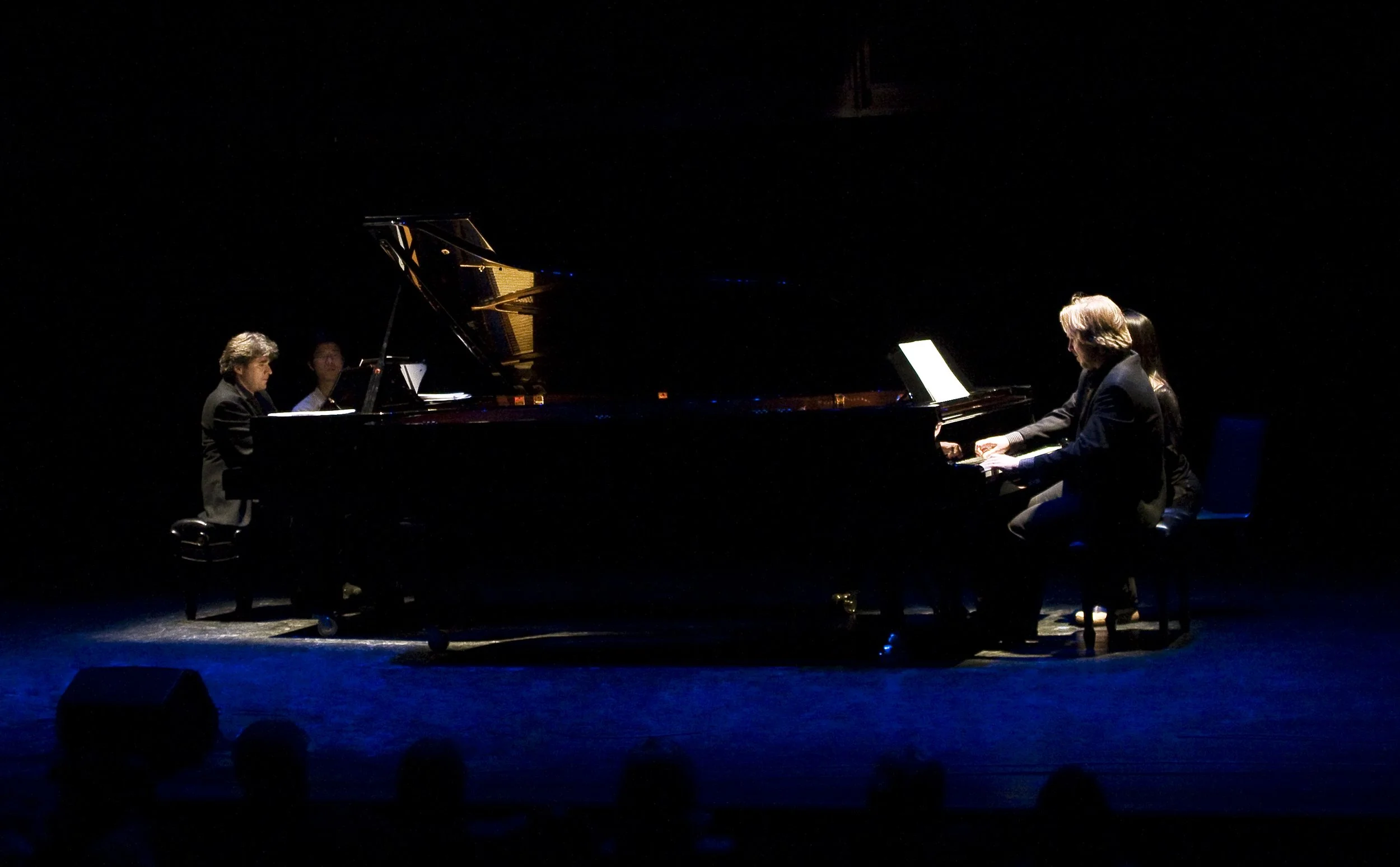  From left to right: Andrew Burashko, Peter Longworth Photo by John Lauener 