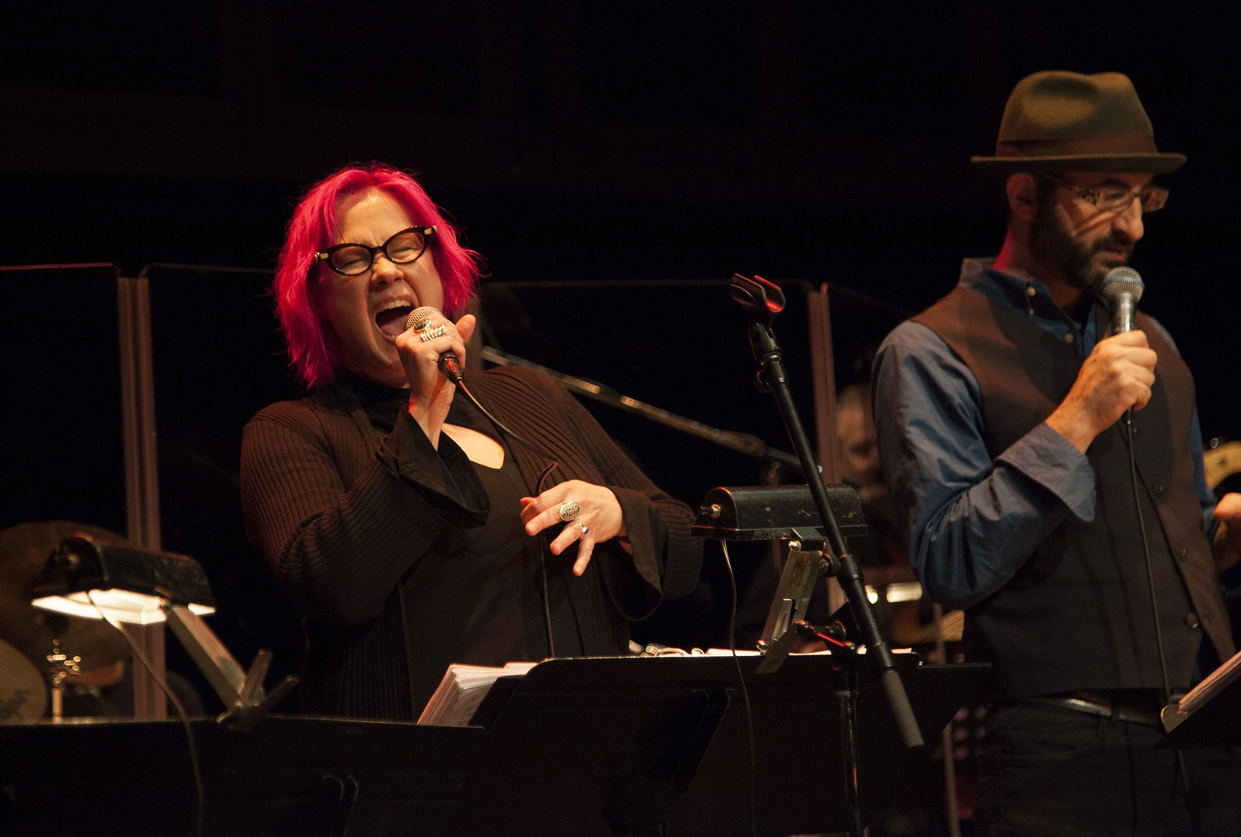 From left to right: Christine Duncan, David Wall Photo by John Lauener 