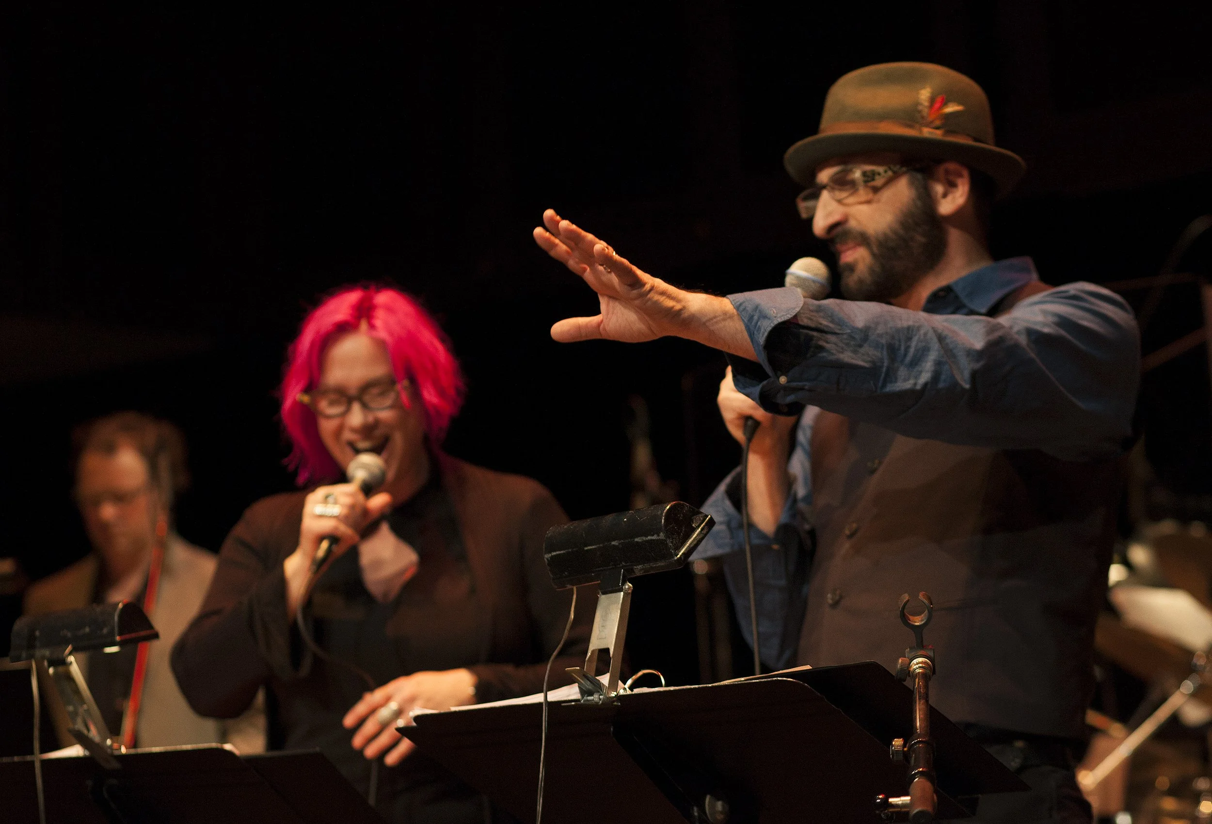  From left to right: Christine Duncan, David Wall Photo by John Lauener 