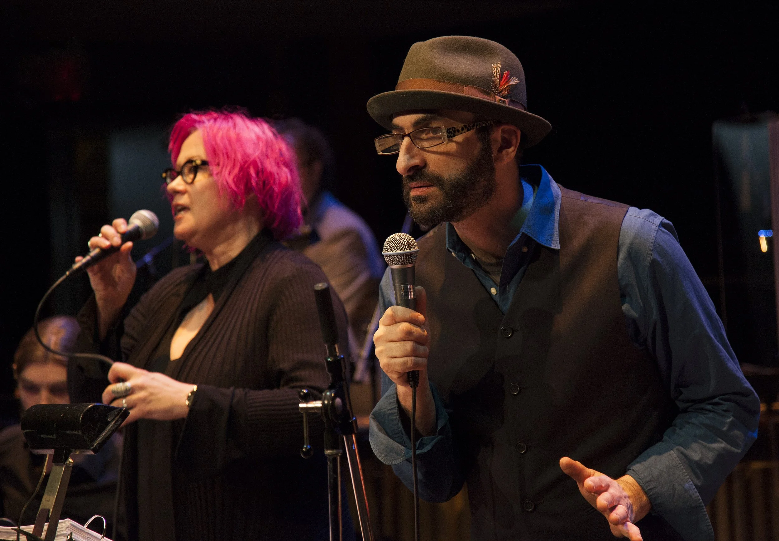  From left to right: Christine Duncan, David Wall Photo by John Lauener 