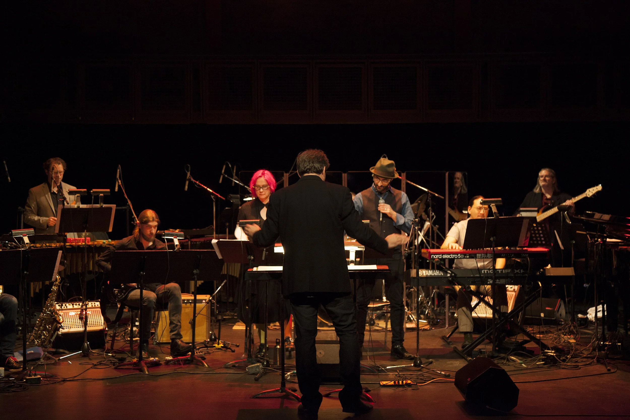  From left to right: Ryan Scott, Michael Murray, Christine Duncan, Andrew Burashko, David Wall, Gregory Oh, Pat Kilbride Photo by John Lauener 