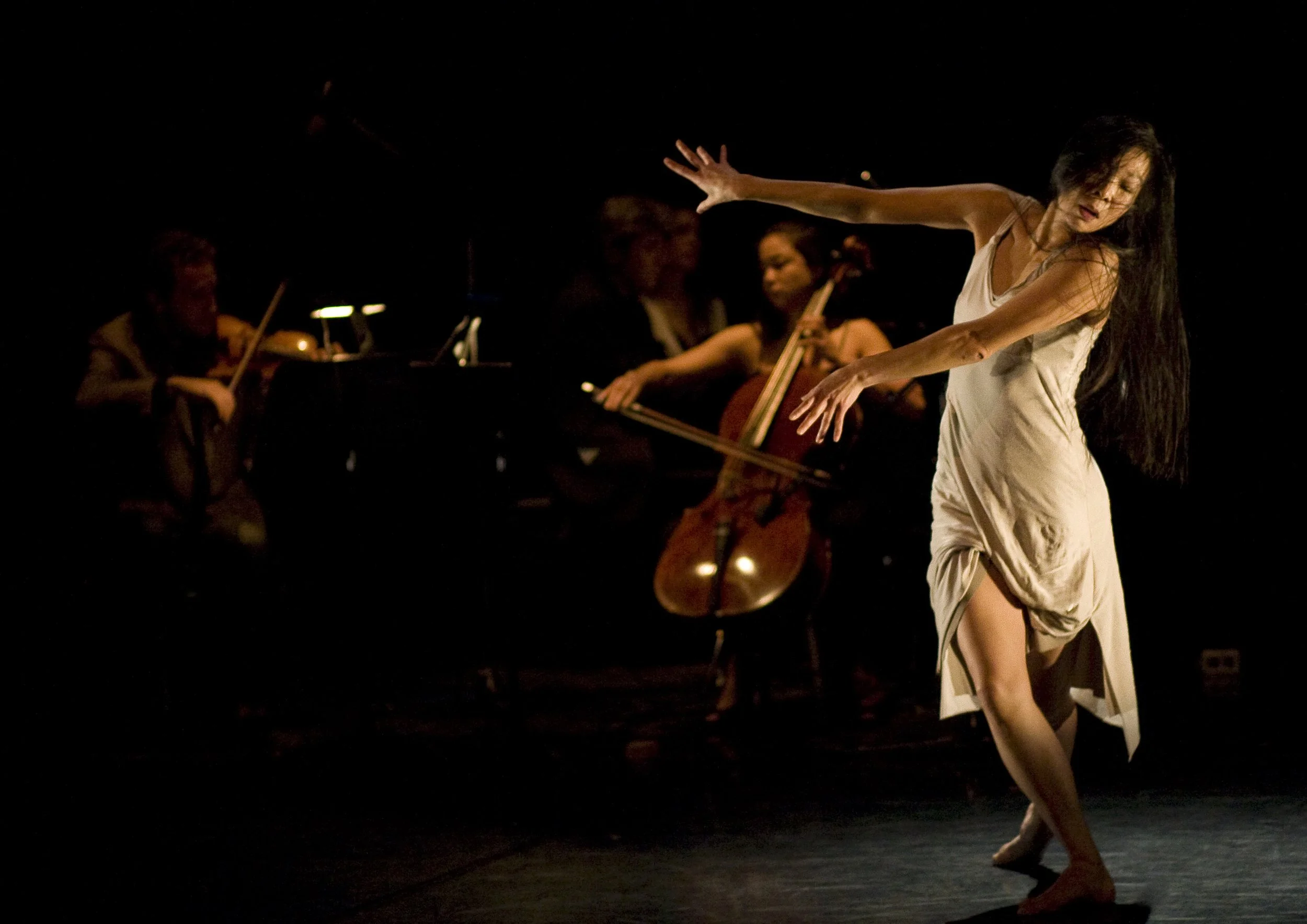  From left to right: Benjamin Bowman, Rachel Mercer, Andrea Nann Photo by John Lauener 