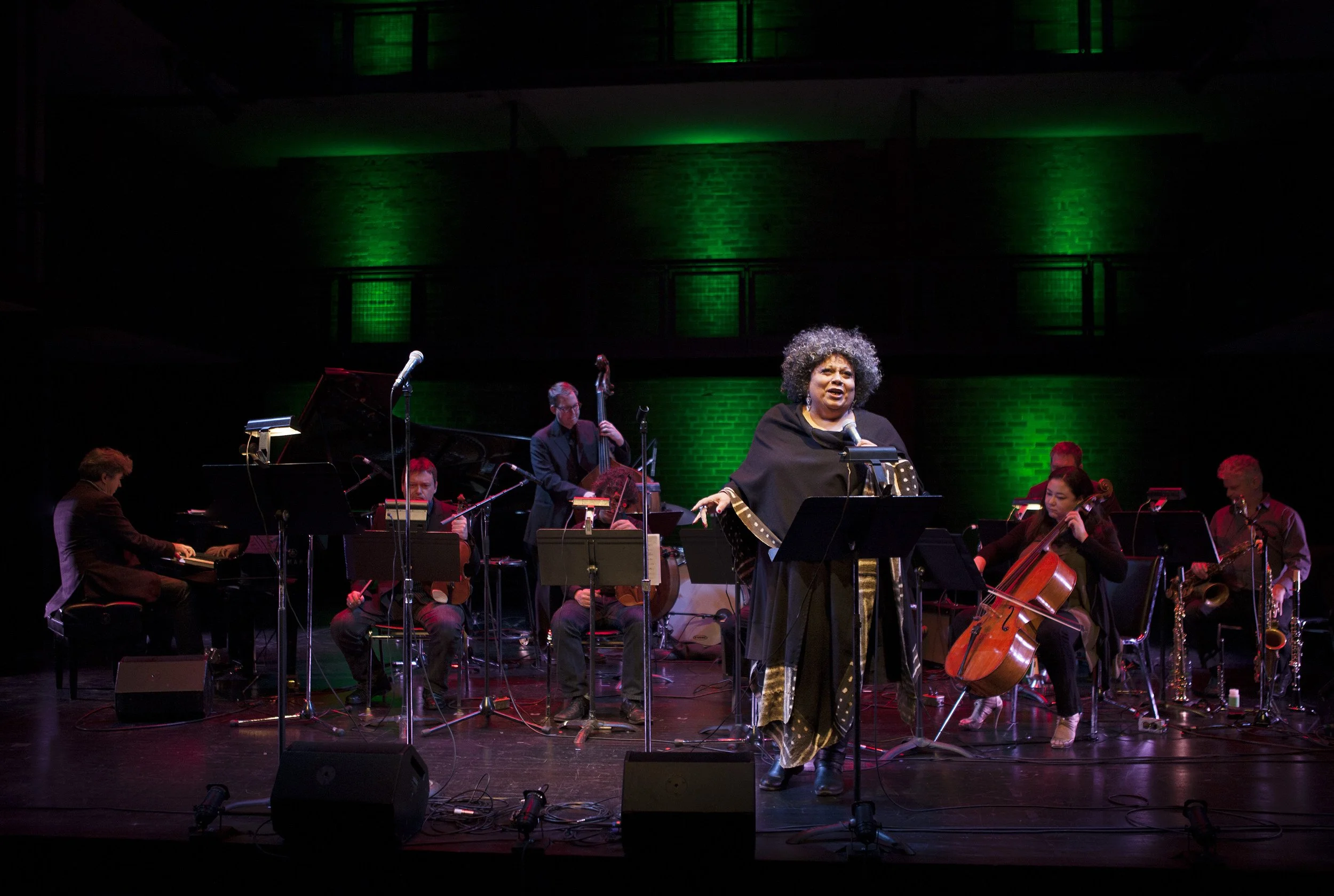  From left to right: Andrew Burashko, Stephen Sitarski, Andrew Downing, Drew Jurecka, Jackie Richardson, Rachel Mercer, John  Johnson Photo by John Lauener 
