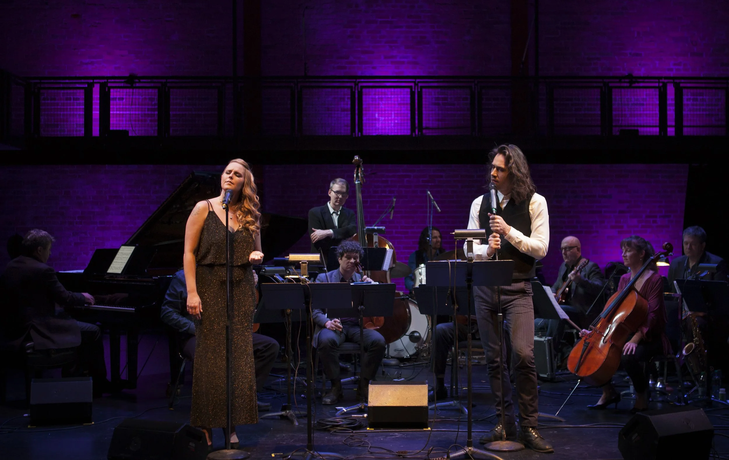  From left to right: Andrew Burashko, Jessica Mitchell, Andrew Downing, Drew Jurecka, Davide Direnzo, Liam Russell, Rob Piltch, Amy Laing, Kevin Turcotte 
