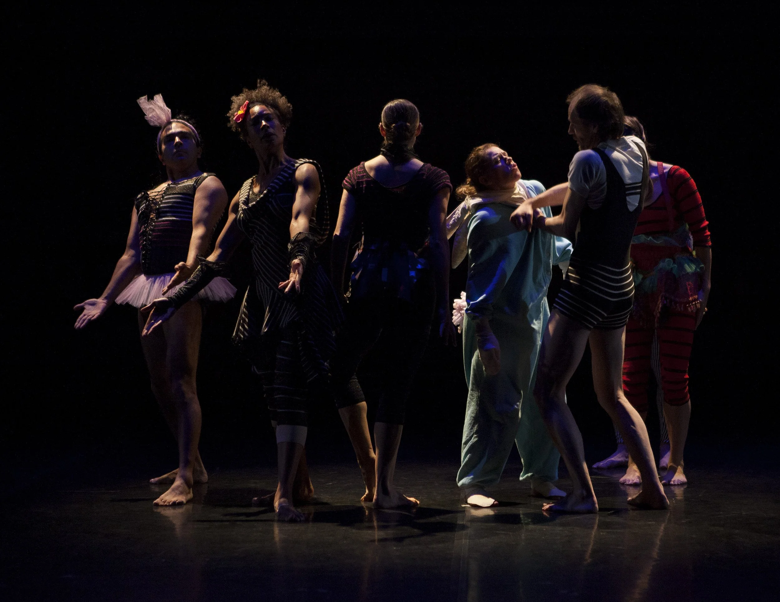  From left to right: Sid Bobb, Jennifer Dahl, Megan Nadain, Val Calam, Bill Coleman Photo by John Lauener 