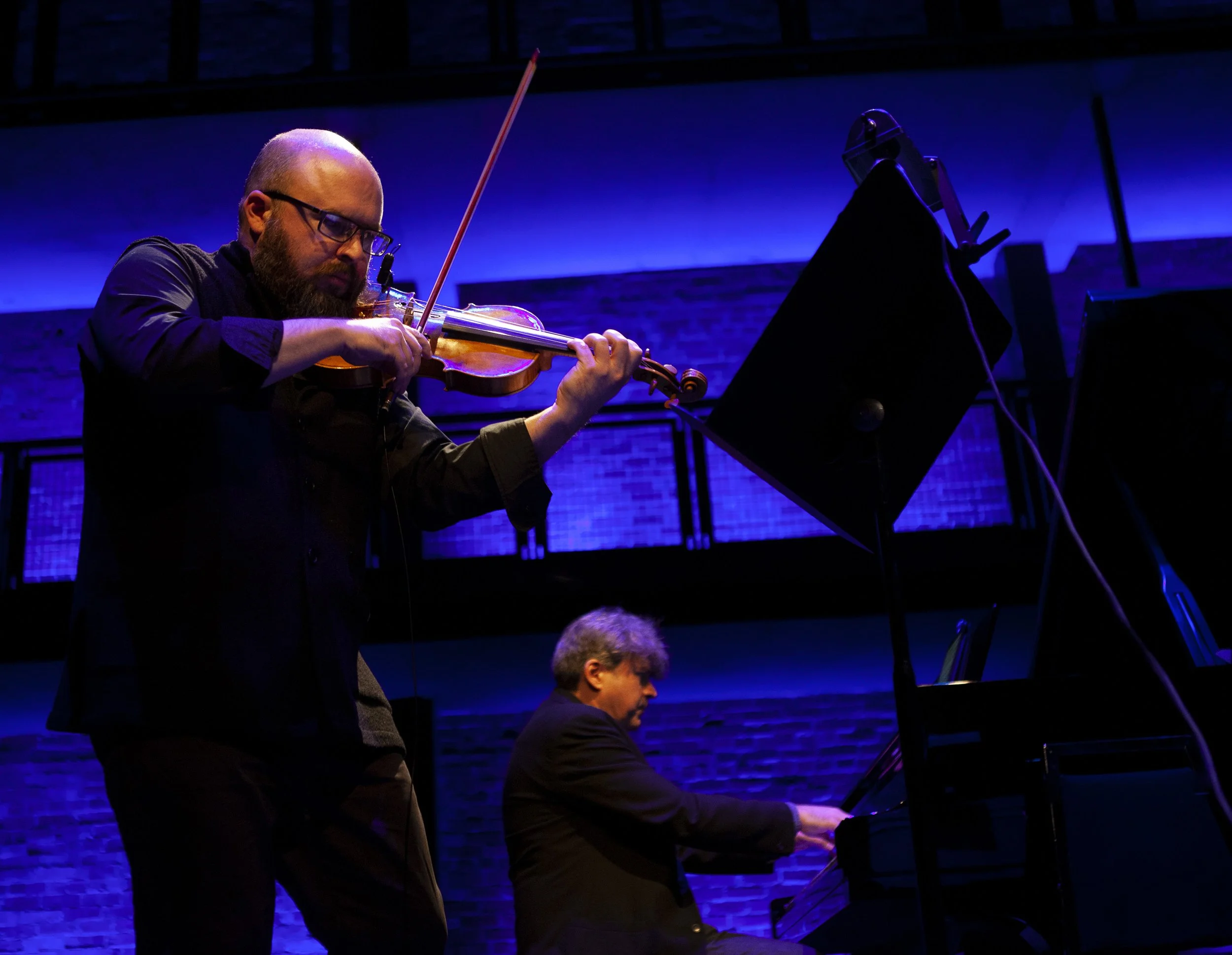 From left to right: Mark Fewer, Andrew Burashko Photo by John Lauener 