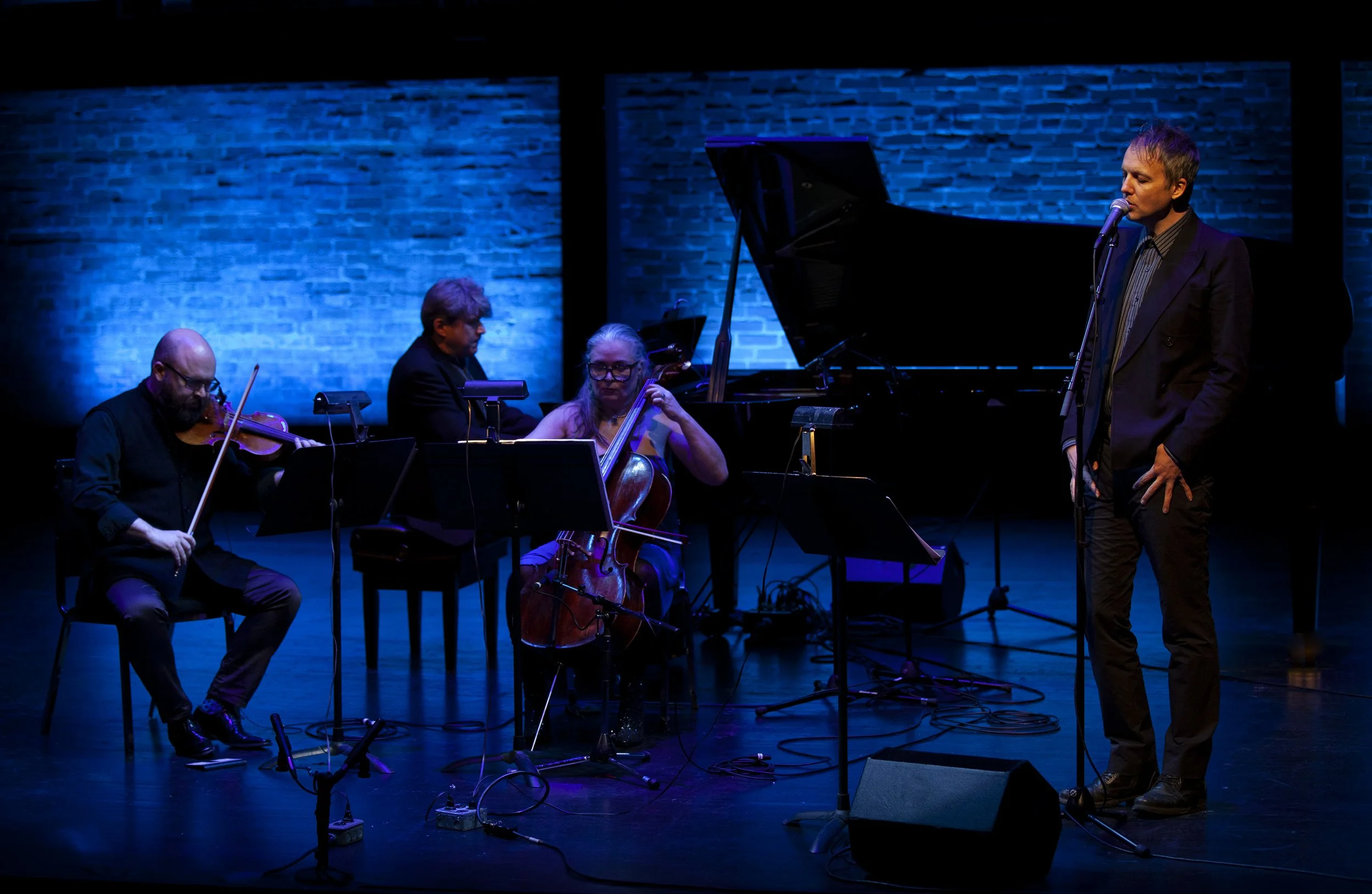  From left to right: Mark Fewer, Andrew Burashko, Shauna Rolston, John Southworth Photo by John Lauener 