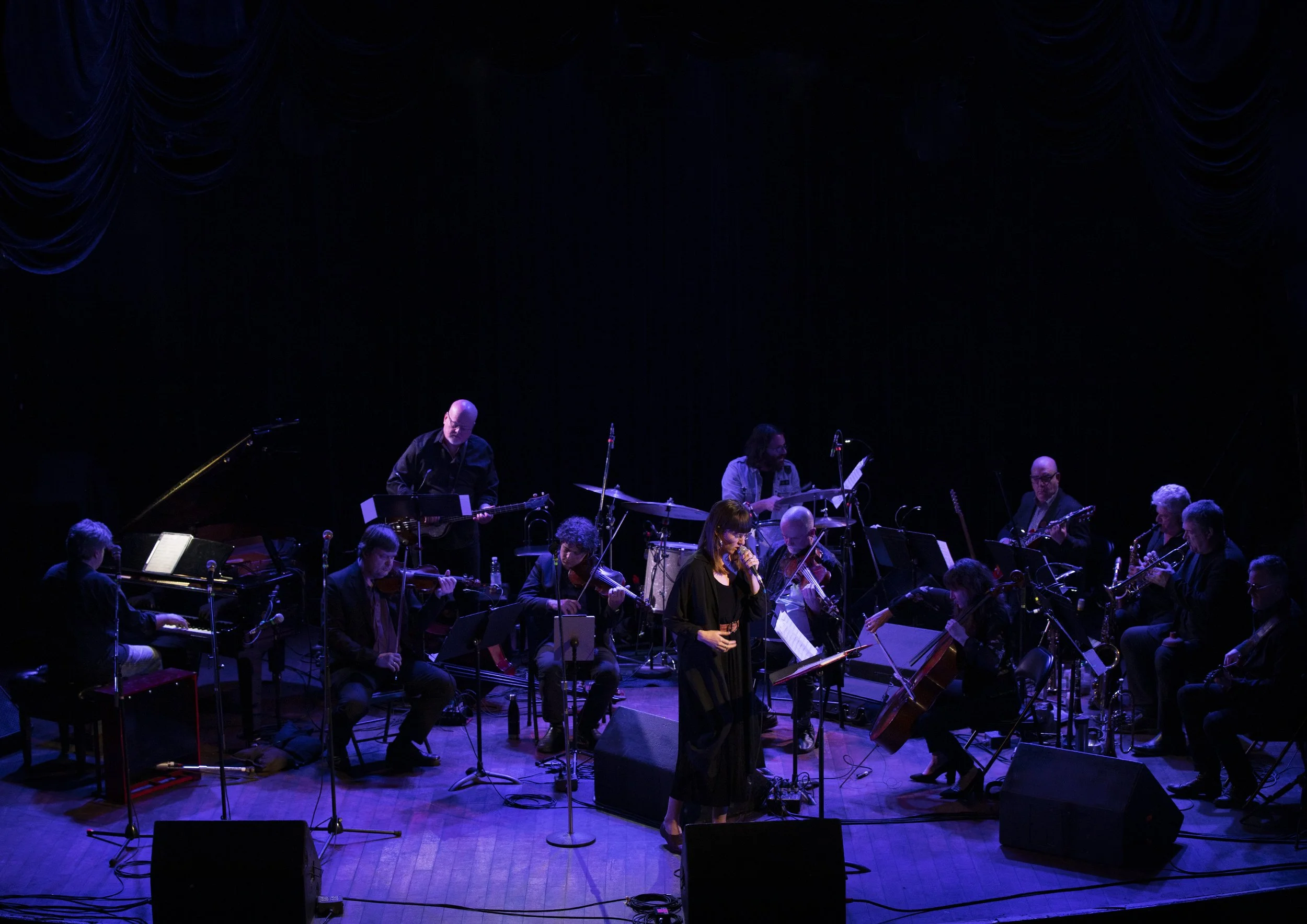  From left to right: Andrew Burashko, Stephen Sitarski, George Koller, Drew Jurecka, Robin Dann, Davide Direnzo, Douglas Perry, Amy Laing, Rob Piltch, John Johnson, Kevin Turcotte Photo by John Lauener 