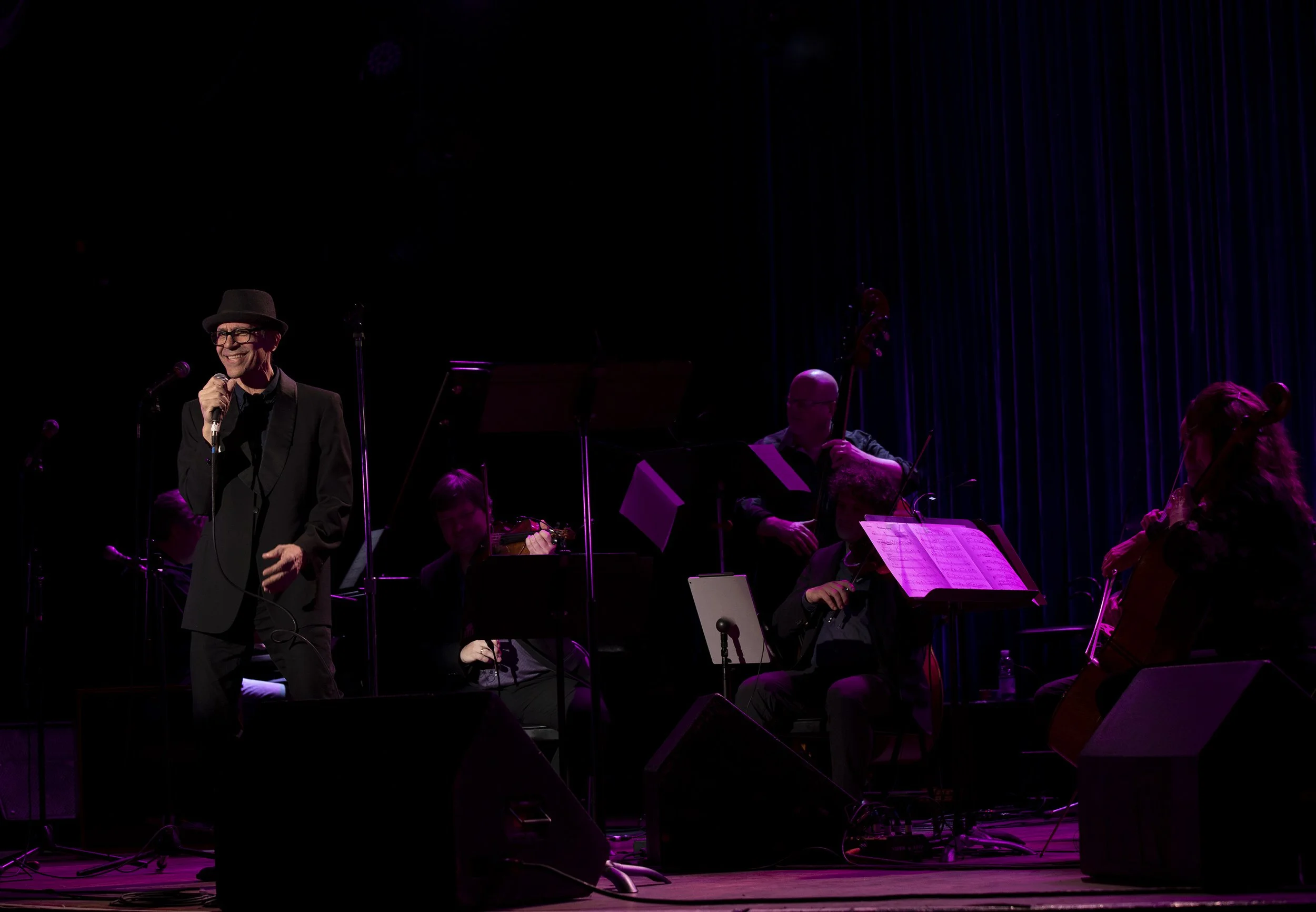  From left to right: Daniel Brooks, Stephen Sitarski, George Koller, Amy Laing Photo by John Lauener 
