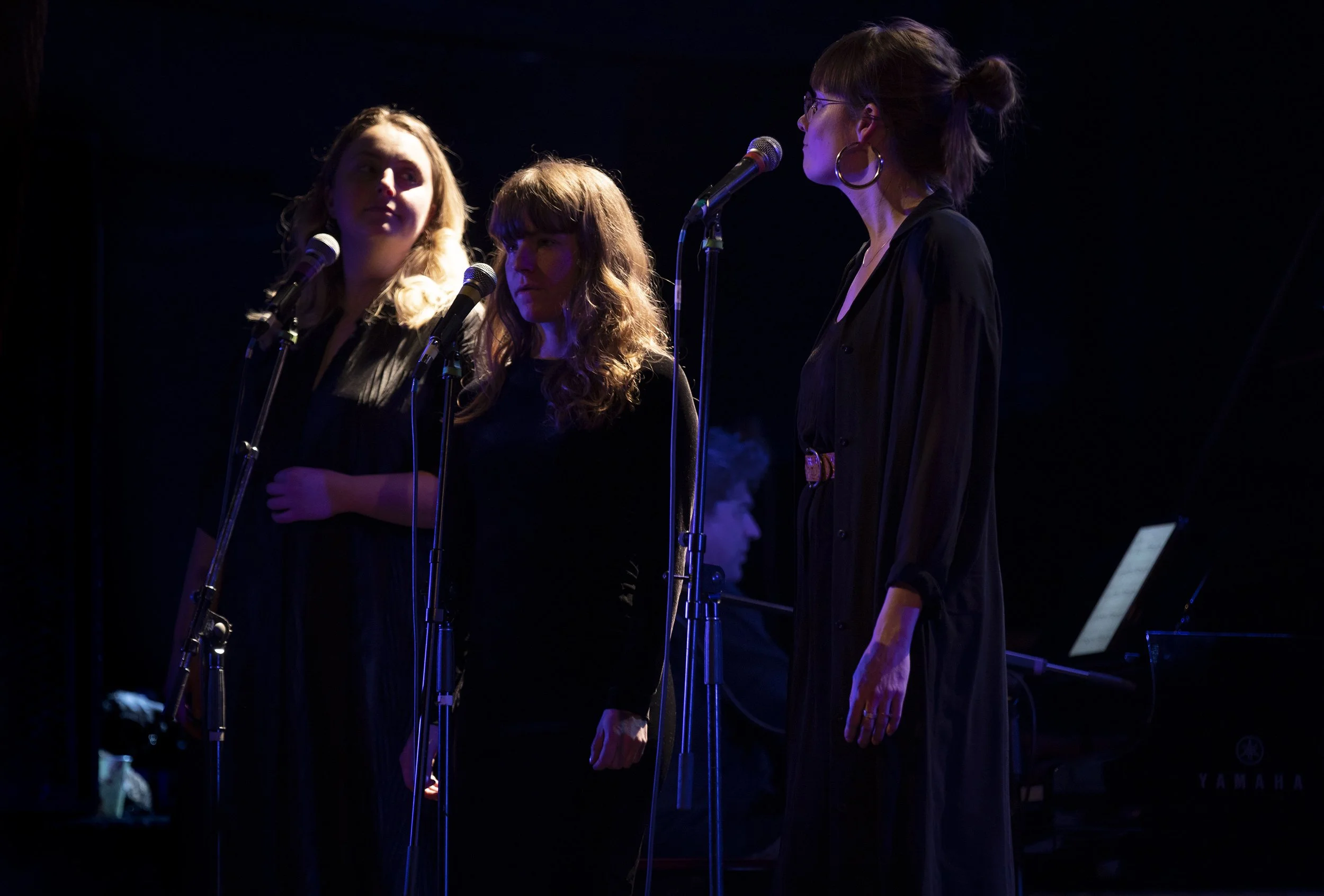  From left to right: Dorothea Paas, Felicity Williams, Robin Dann Photo by John Lauener 