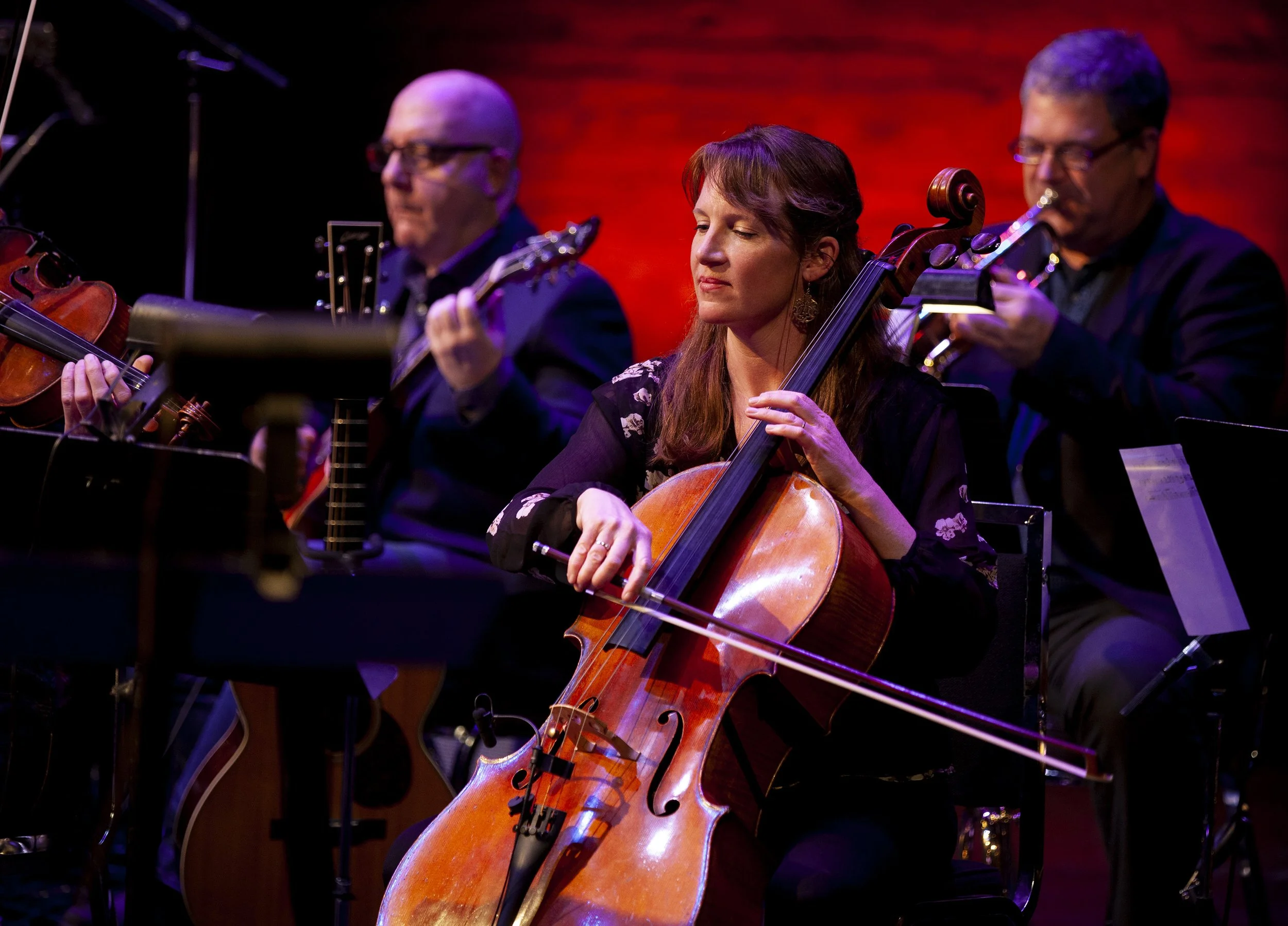  From left to right: Rob Piltch, Amy Laing, Kevin Tucotte Photo by John Lauener 