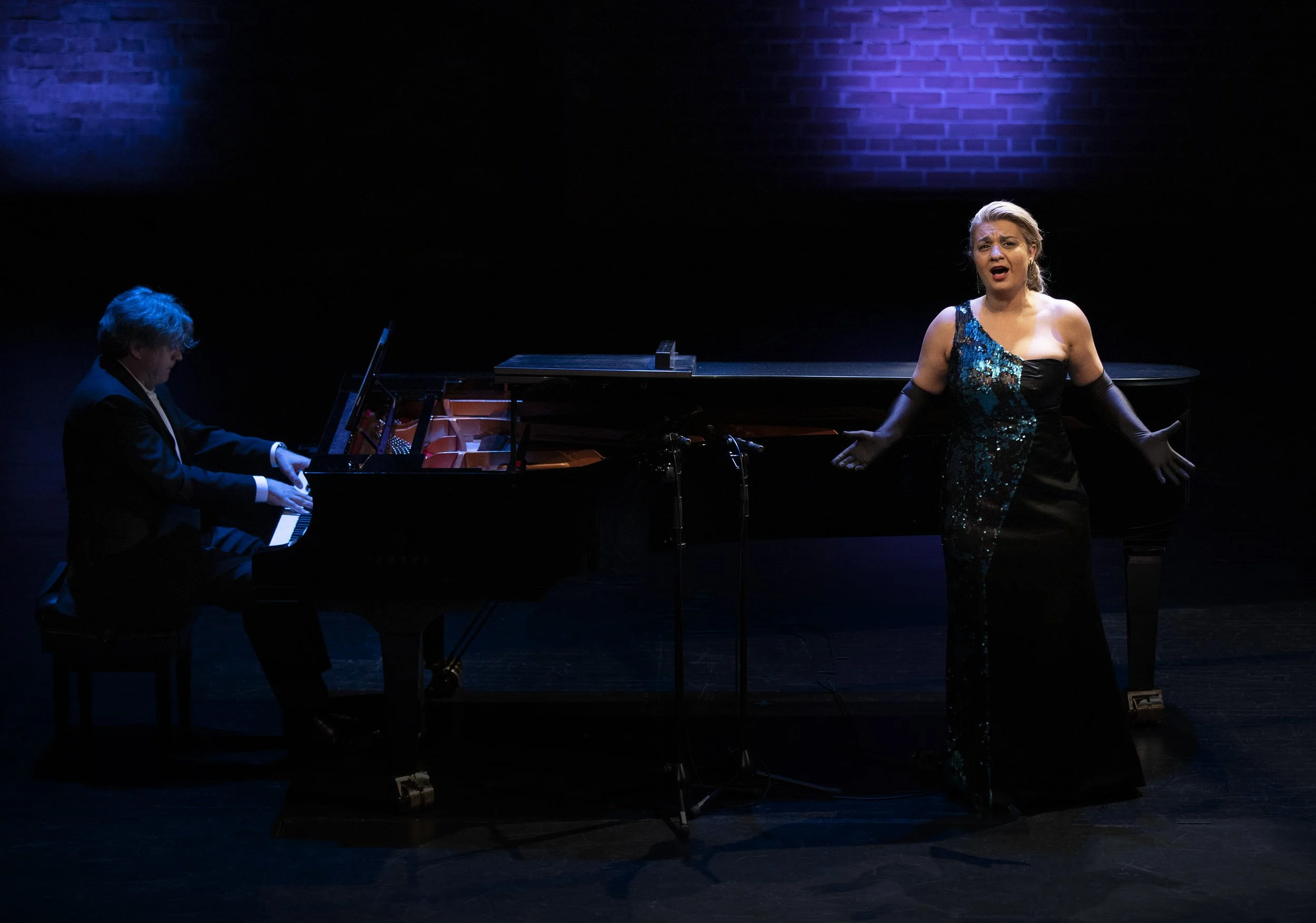  From left to right: Andrew Buashko, Isabel Bayrakdarian Photo by John Lauener 