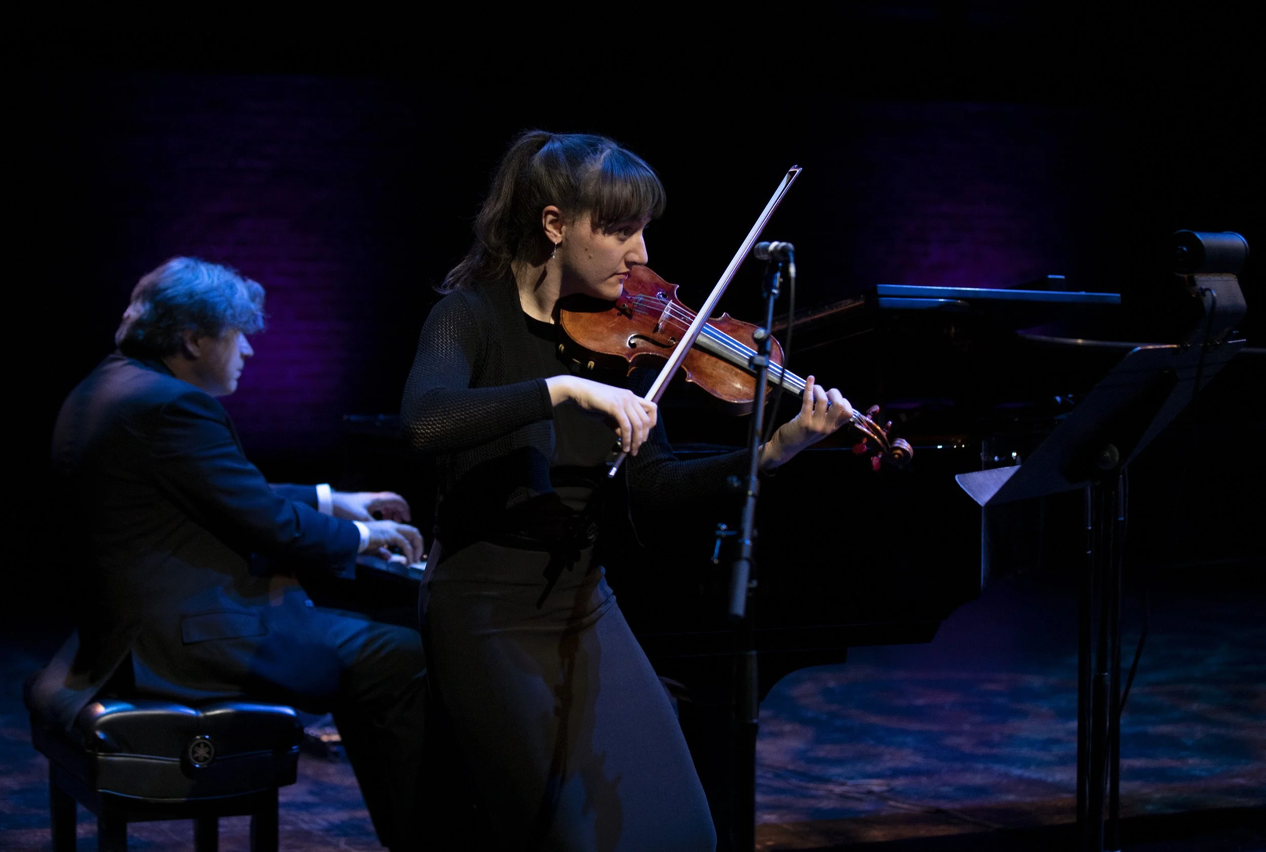  From left to right: Andrew Burashko, Yolanda Bruno Photo by John Lauener 