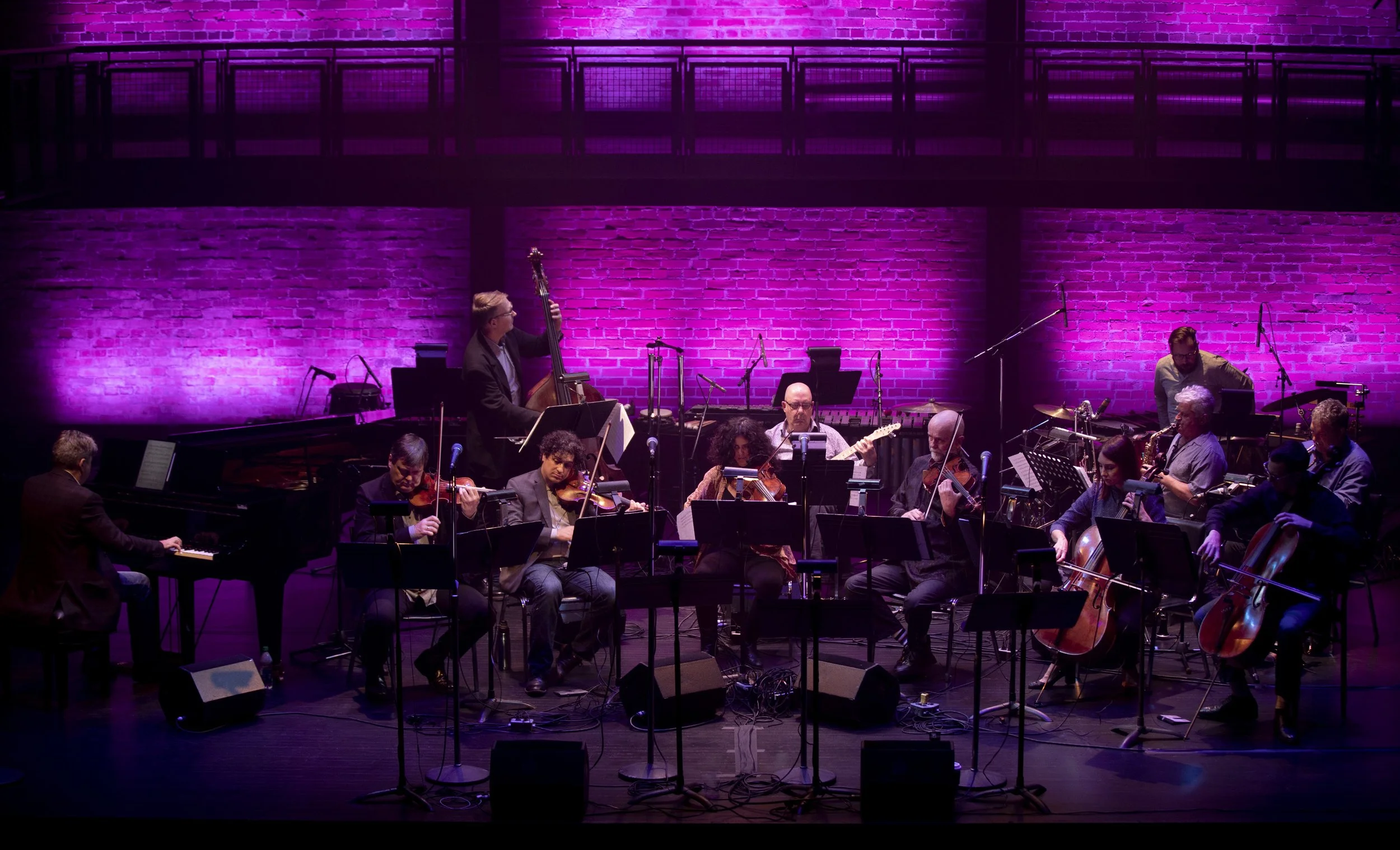  From left to right: Andrew Burashko, Stephen Sitarski, Andrew Downing, Drew Jurecka, Carol Gimbel, Rob Piltch, Douglas Perry, Dan Morphy, John Johnson, Rachel Pomedli, Bryan Holt, Kevin Turcotte Photo by John Lauener 