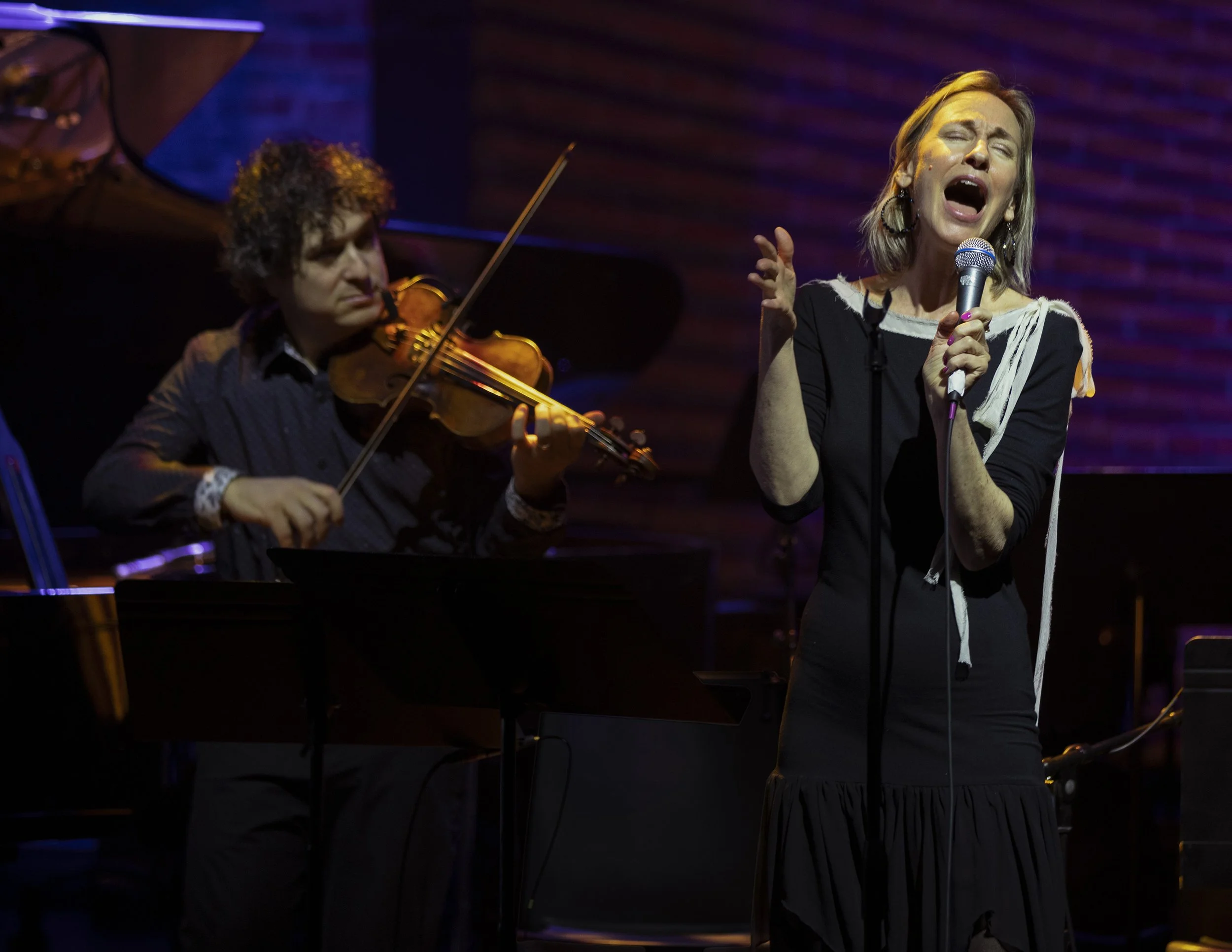  From left to right: Drew Jurecka, Patricia O’Callaghan Photo by John Lauener 