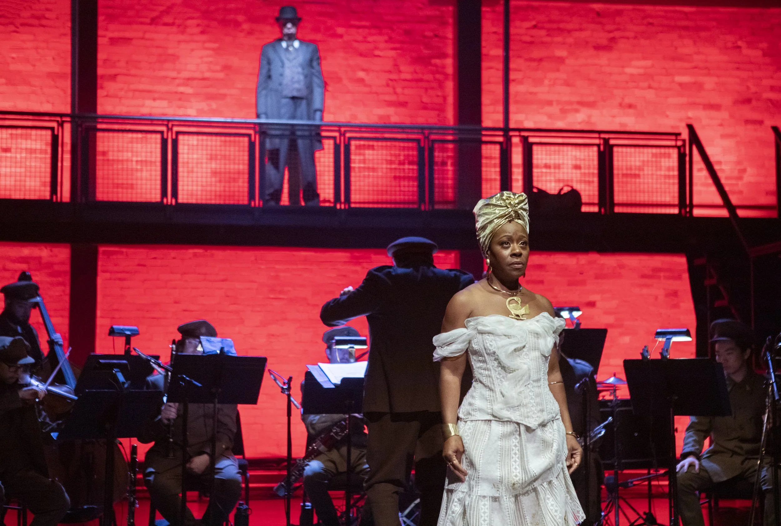  From left to right: Diego Matamoros, Andrew Burashko, Ordena Stephens-Thompson Photo by John Lauener 