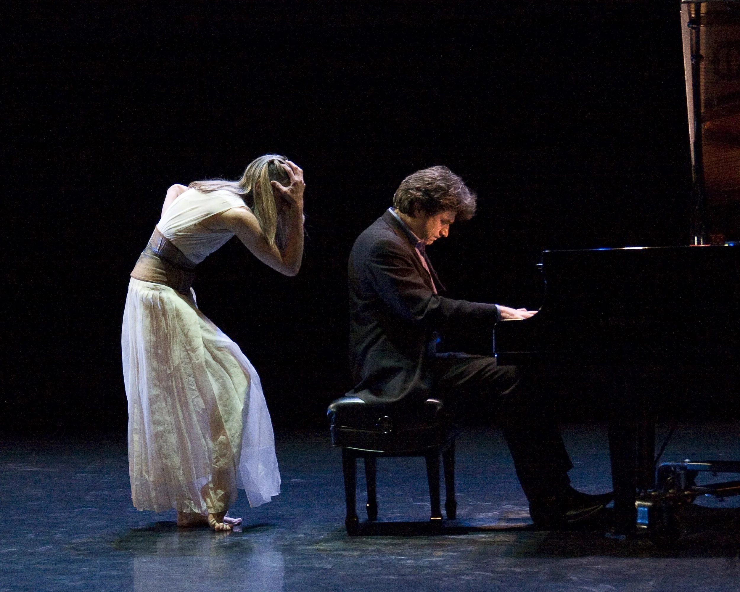  From left to right: Peggy Baker, Andrew Burashko Photo by John Lauener 