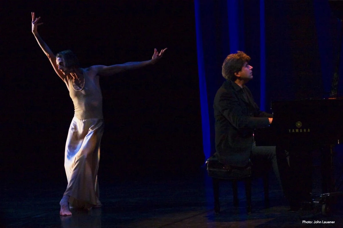  From left to right: Peggy Baker, Andrew Burashko Photo by John Lauener 