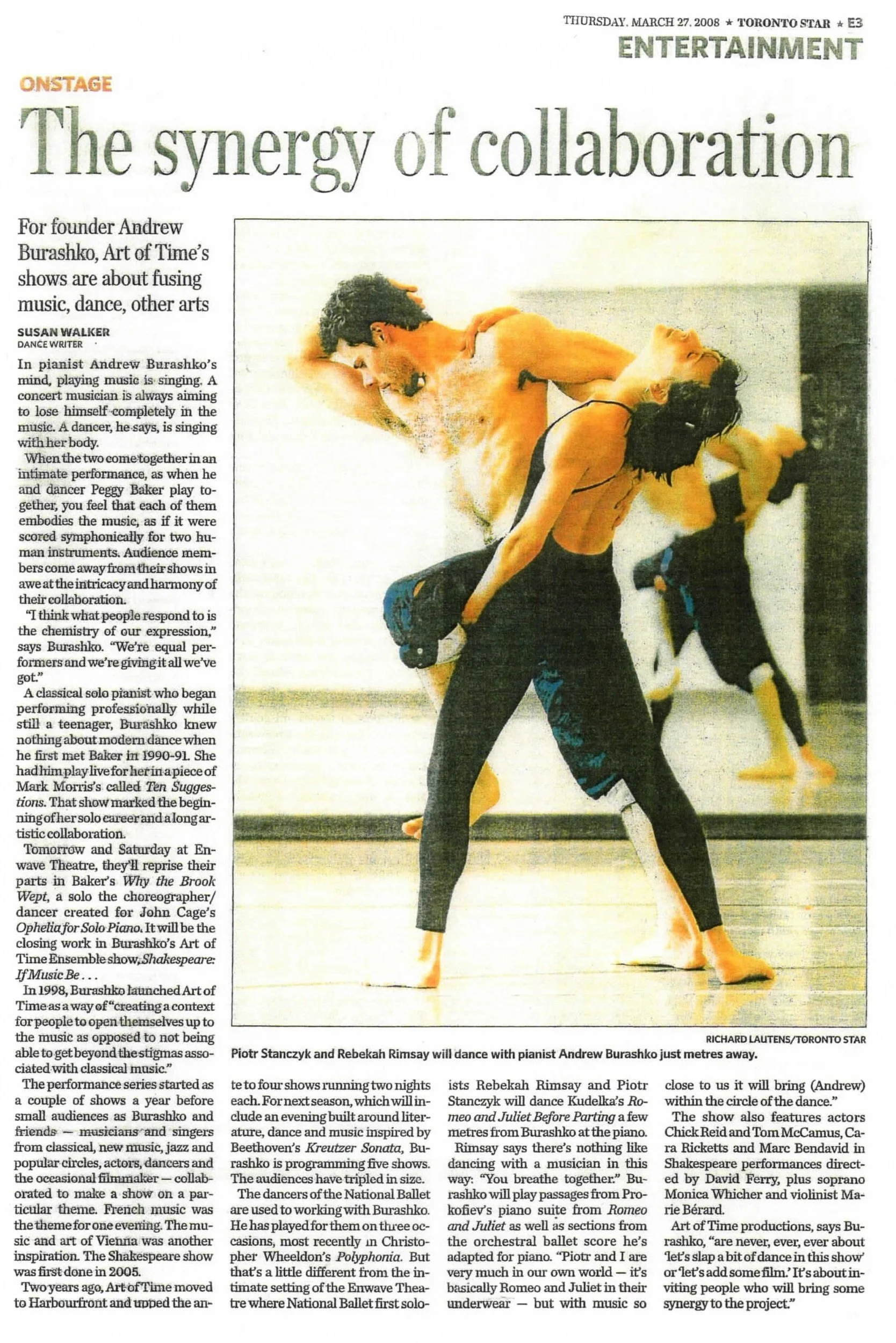 Toronto Star, March 27, 2008