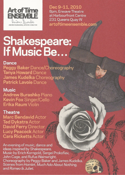 Shakespeare: If Music Be... (2010)
