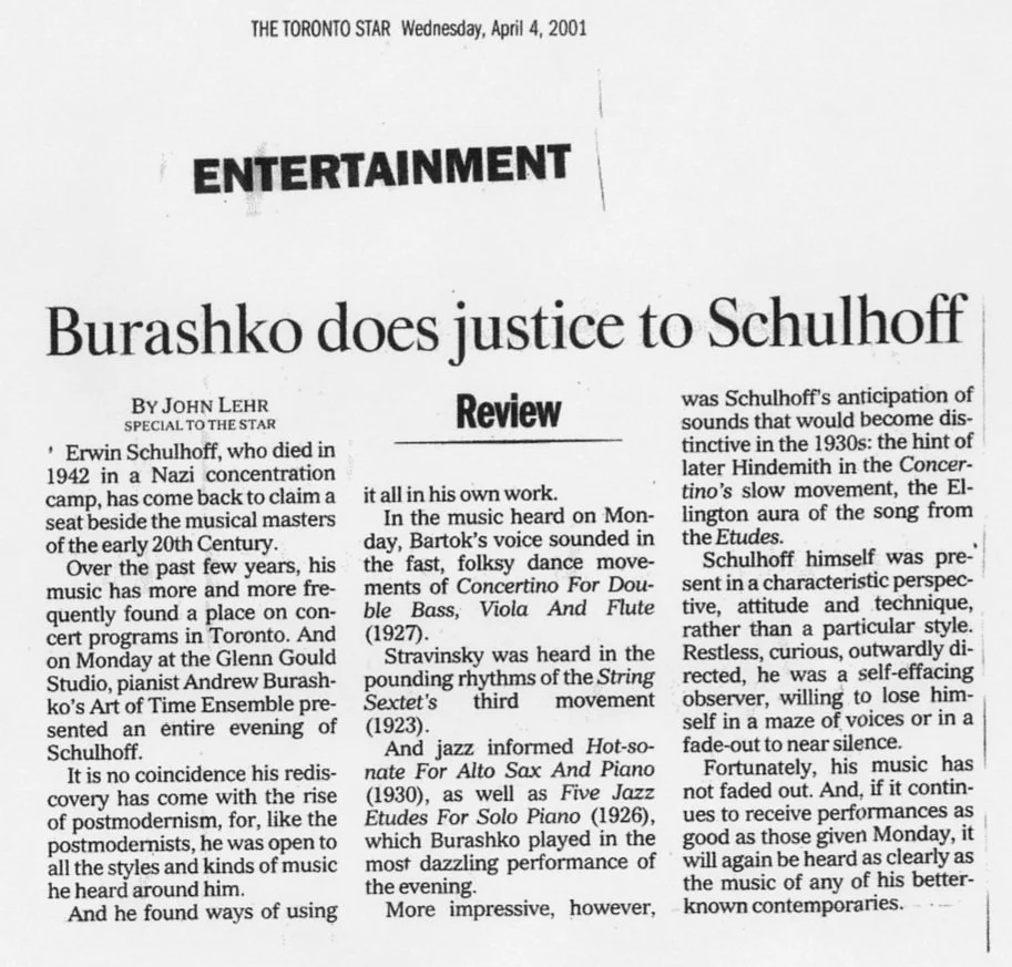 The Toronto Star, April 4, 2001