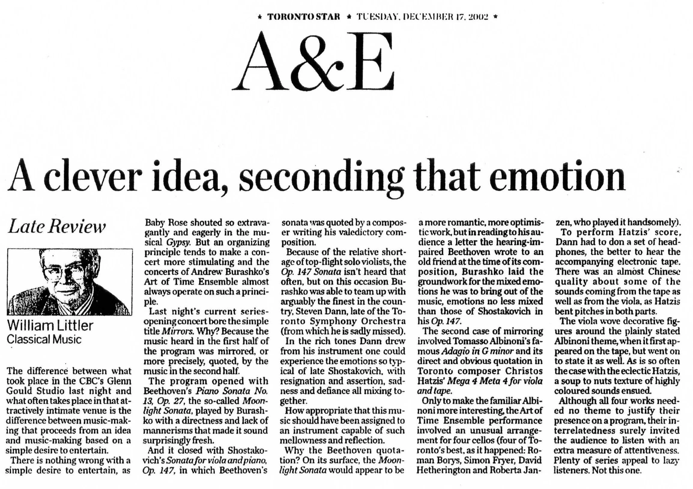 The Toronto Star. December 17, 2002
