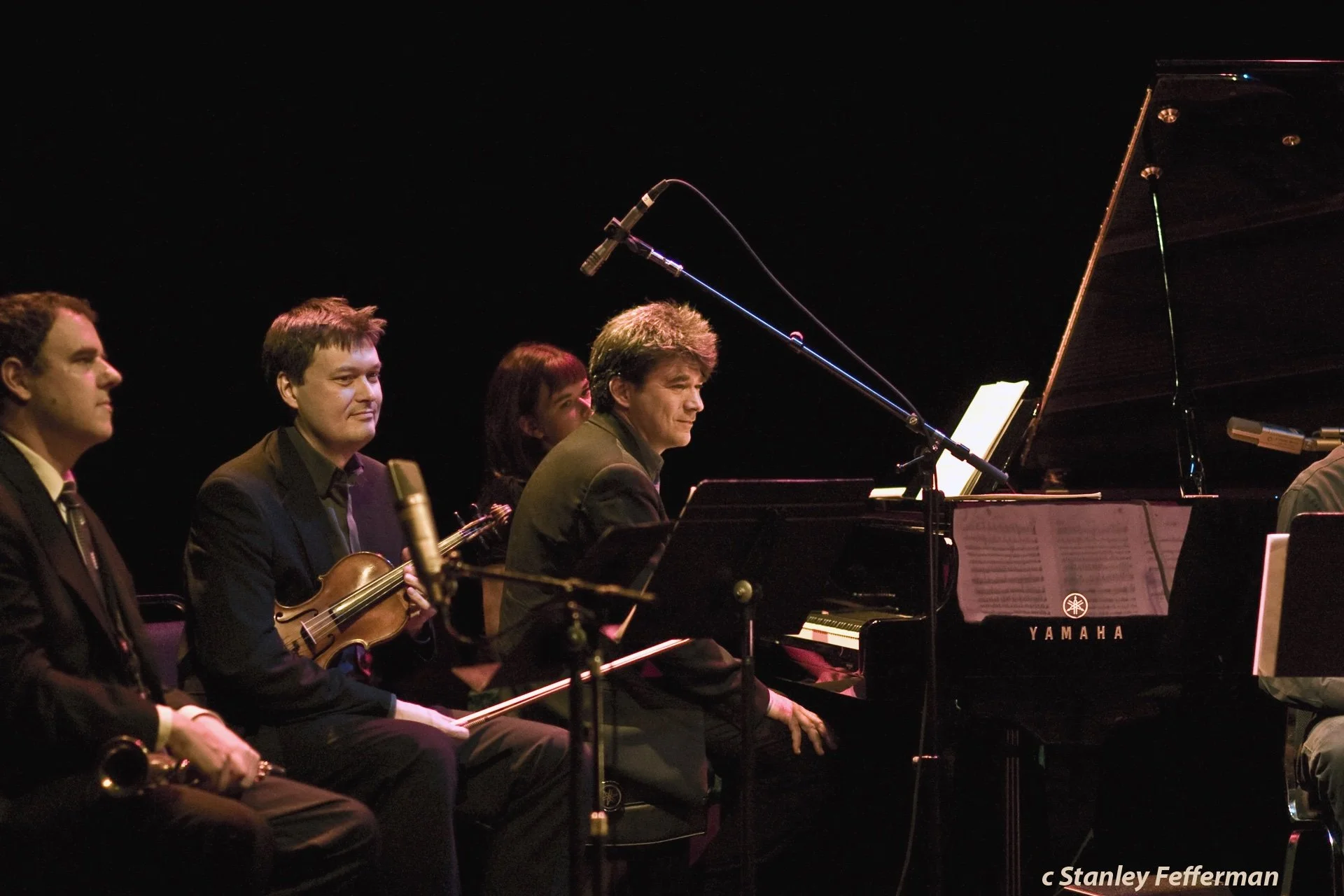  From left to right: Phil Dwyer, Stephen Sitarski, Andrew Burashko Photo by John Lauener 