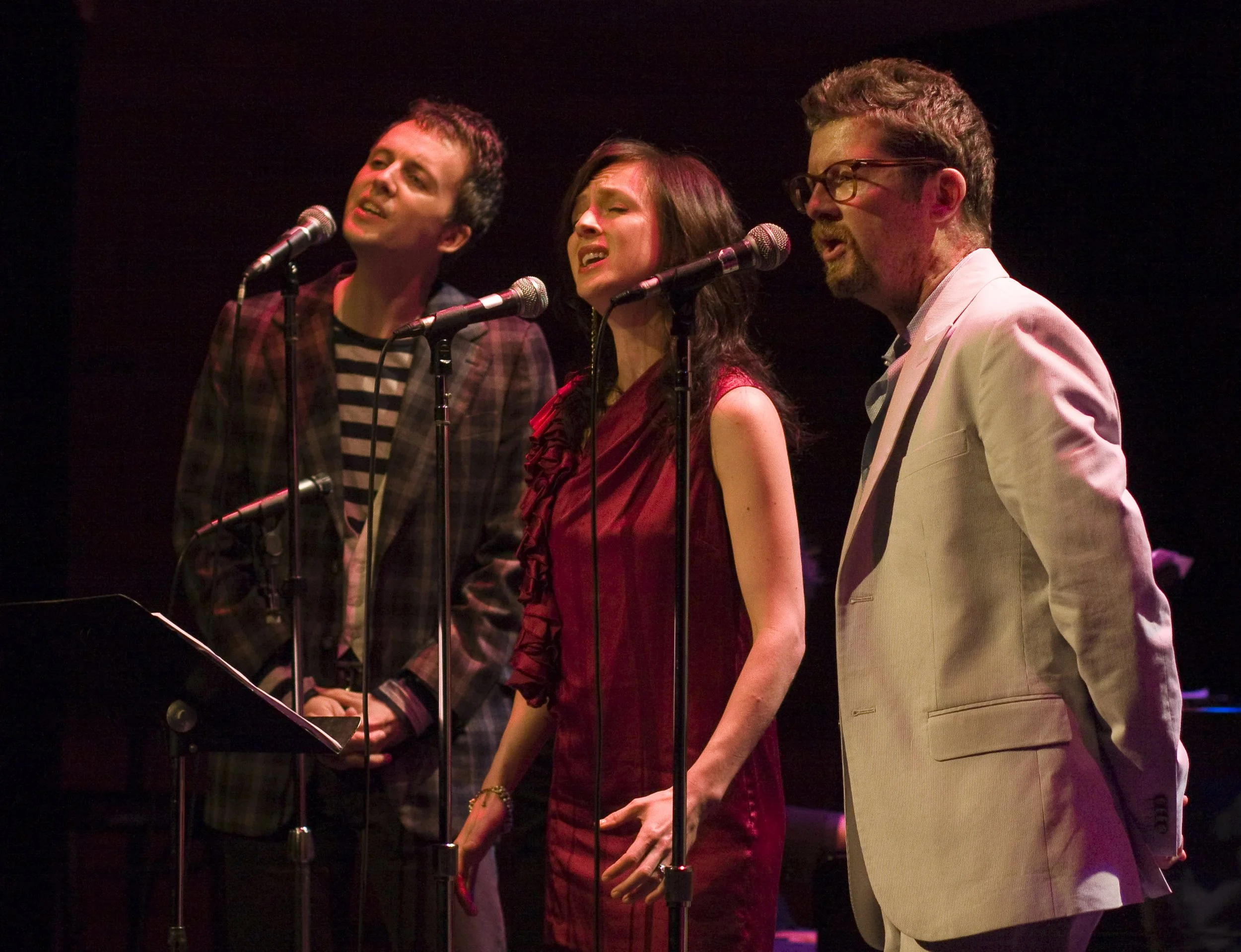  From left to right: John Southworth, Sarah Slean, Andy Maize Photo by John Lauener 